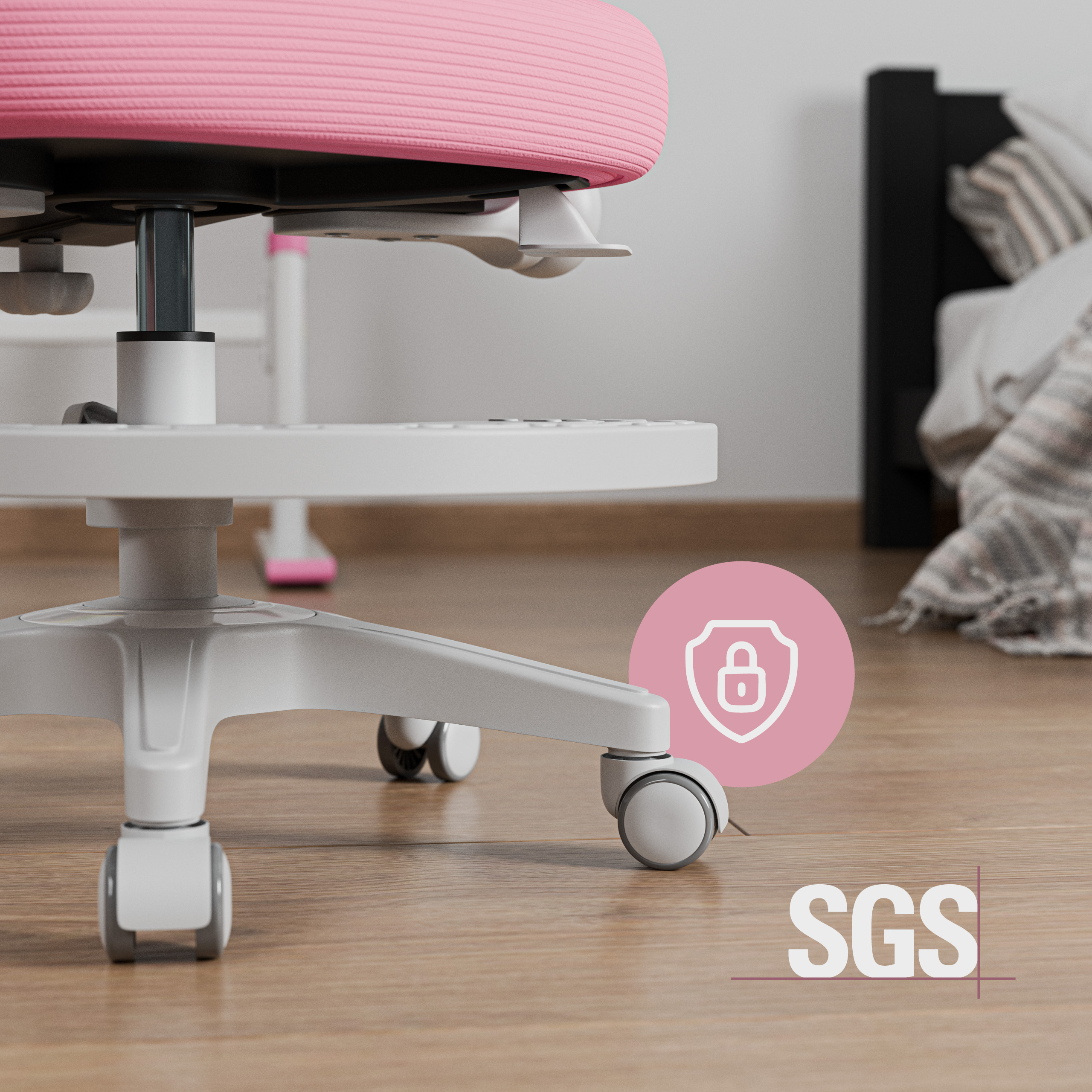 Junior 5.0 kółka z blokadą