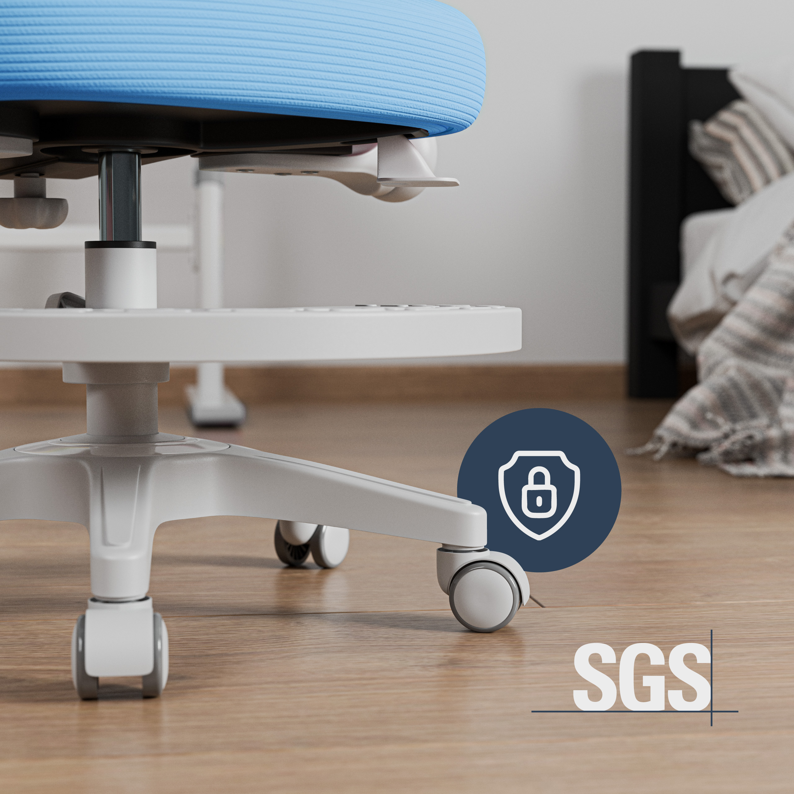 Junior 5.0 kółka z blokadą