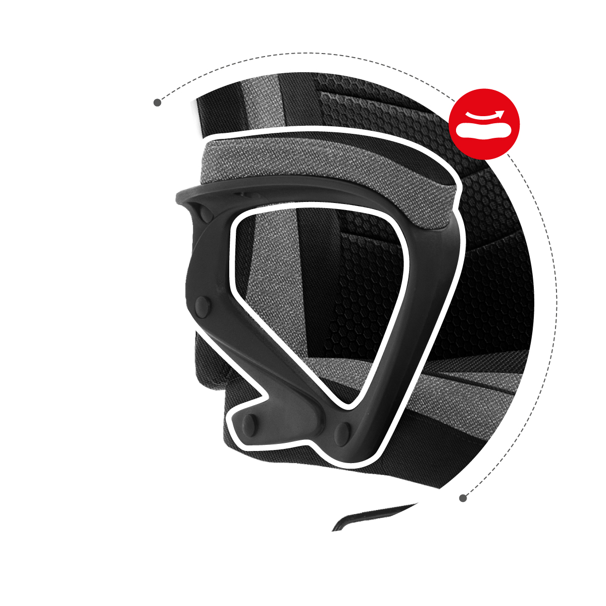 Podłokietniki fotela Huzaro Force 2.5