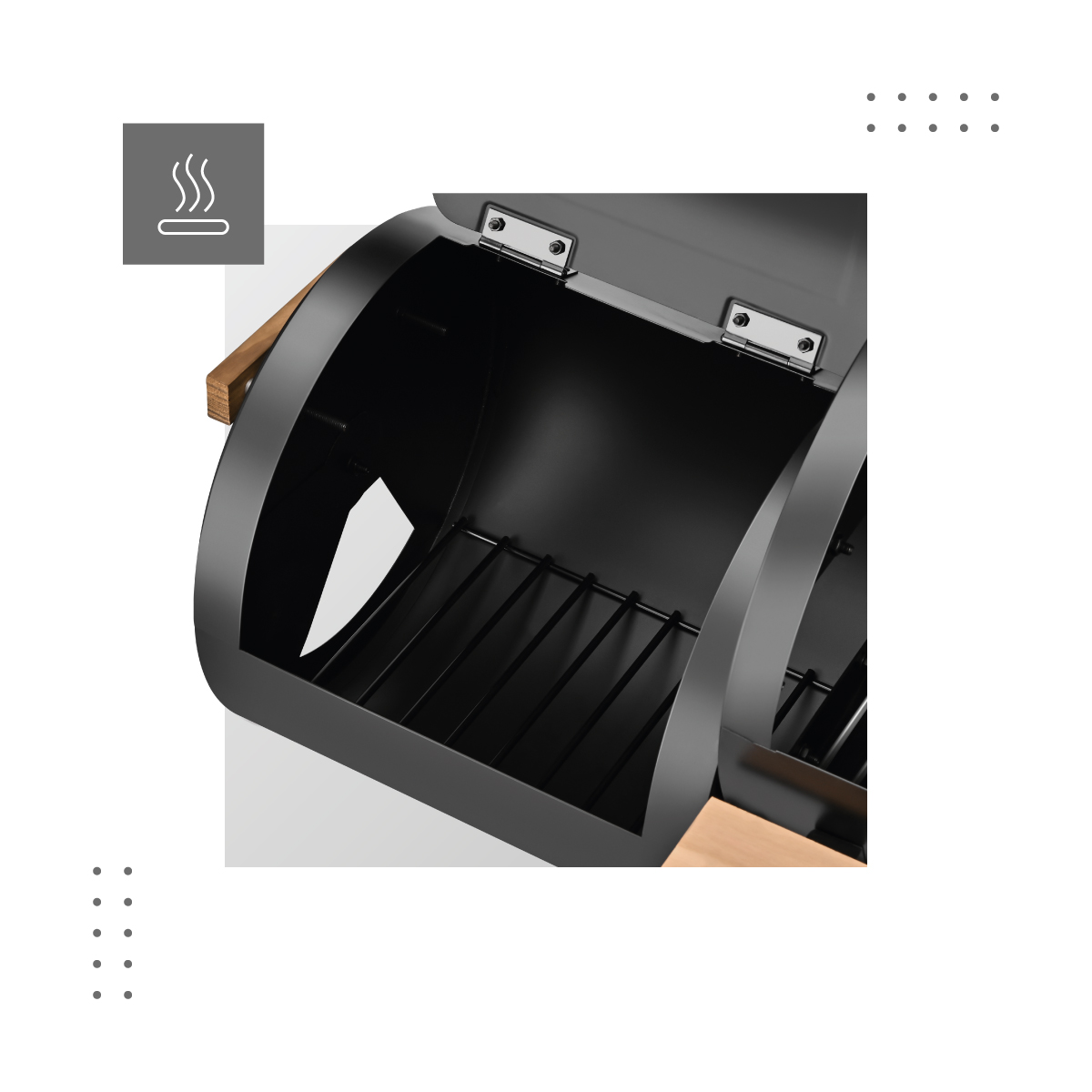 Roast 7.0 z oddzielną komorą do wędzenia