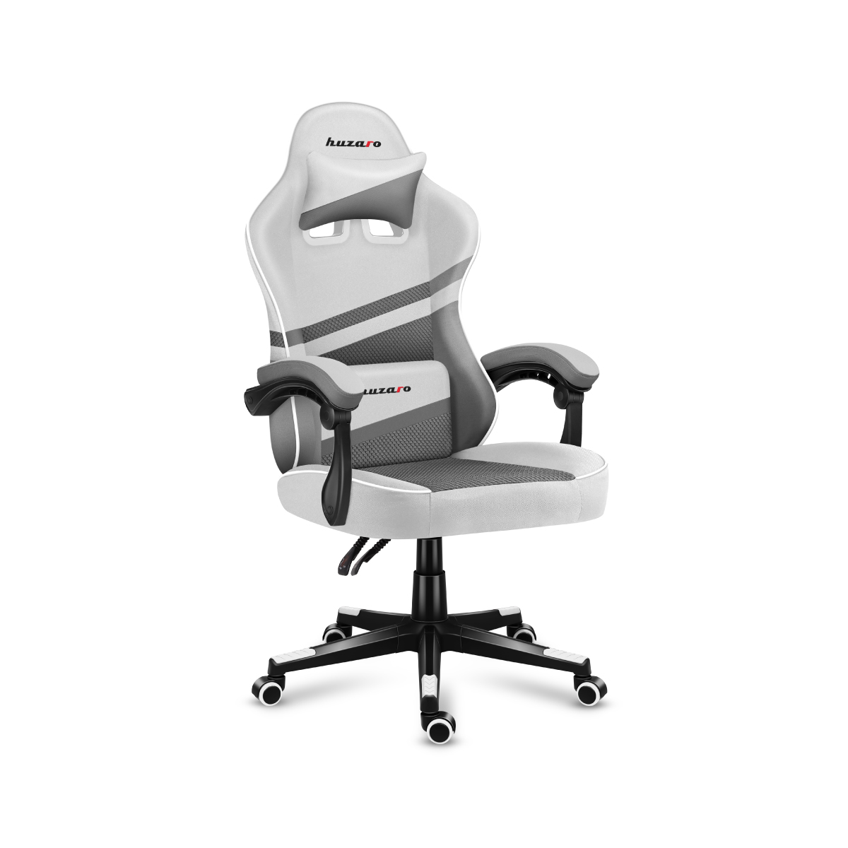 Fotel gamingowy Huzaro Force 4.4 White Mesh - profil