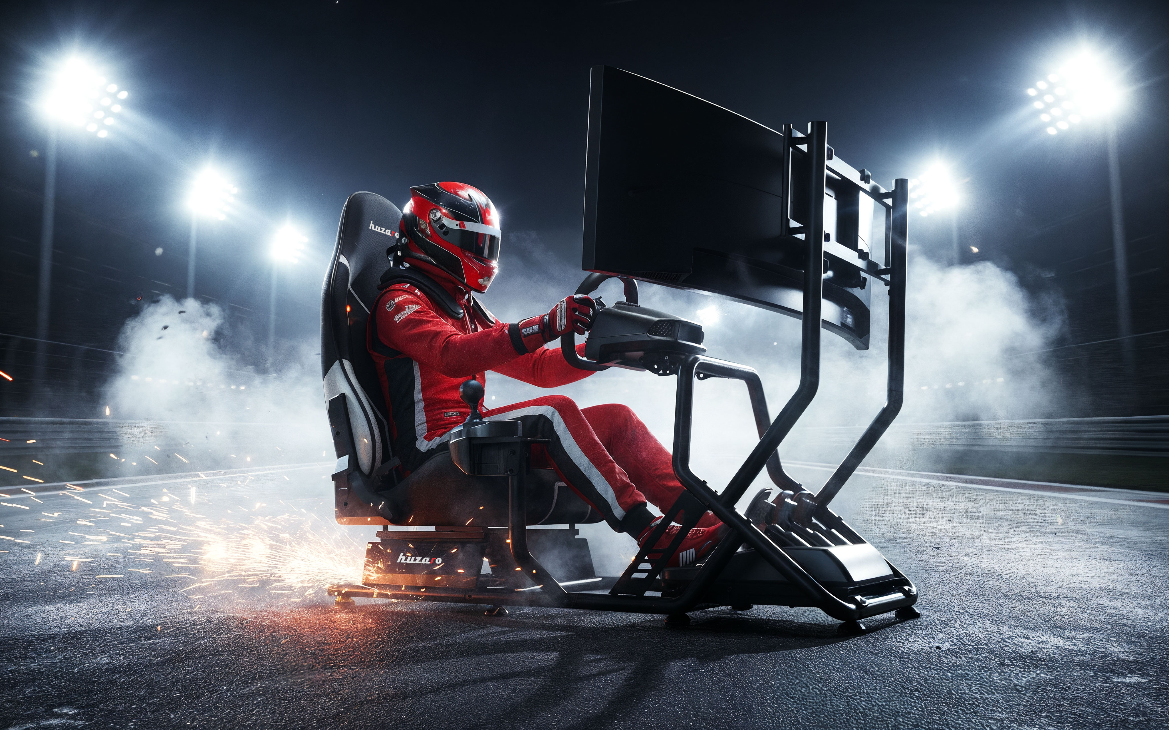 Wizualizacja Speed 6.0 kokpit wyścigowy