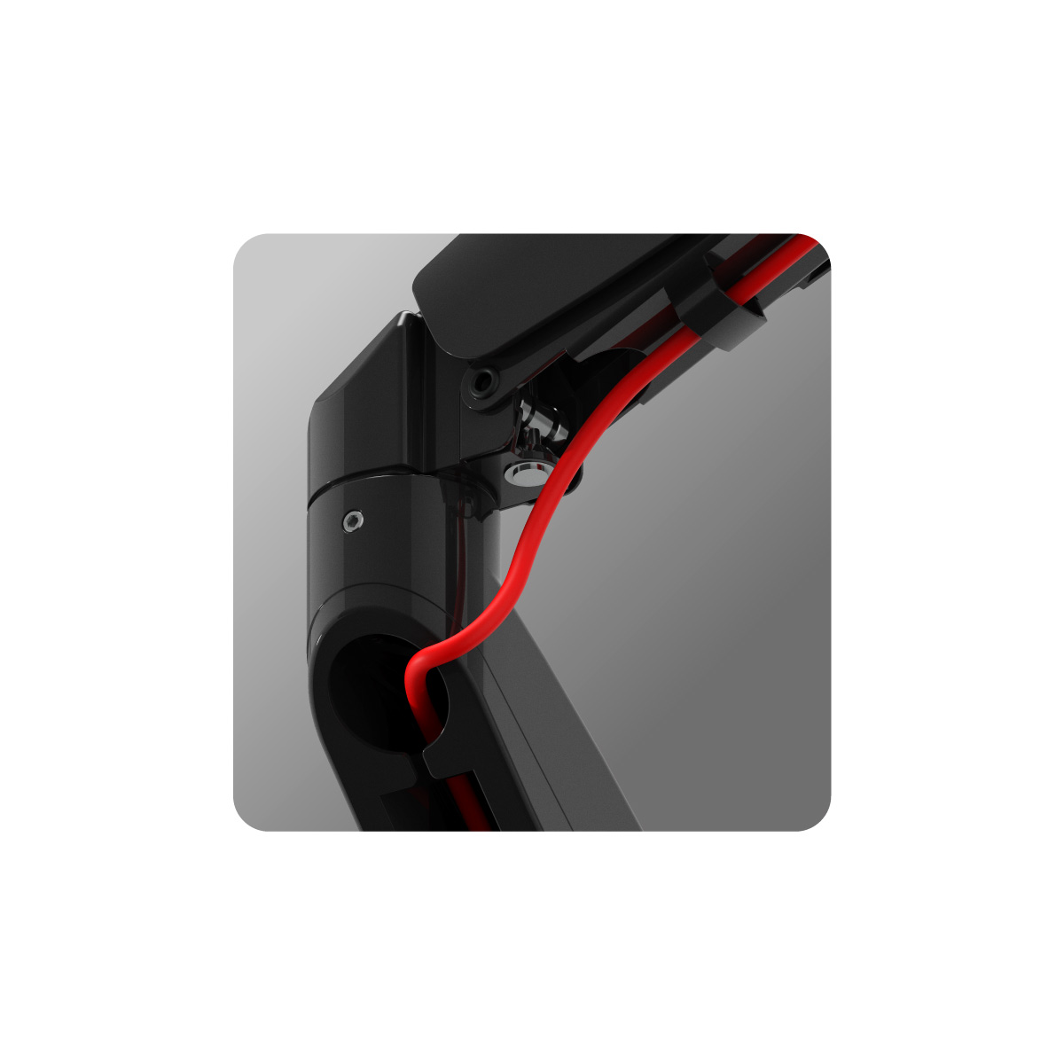 Prowadzenie kabli w uchwycie Motion 2.2