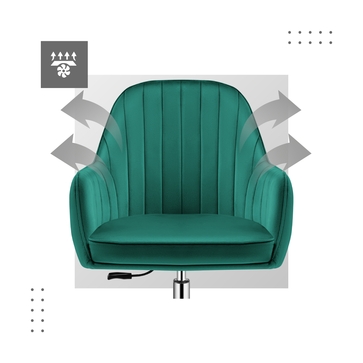 Fotel Future 5.2 - wentylacja materiału