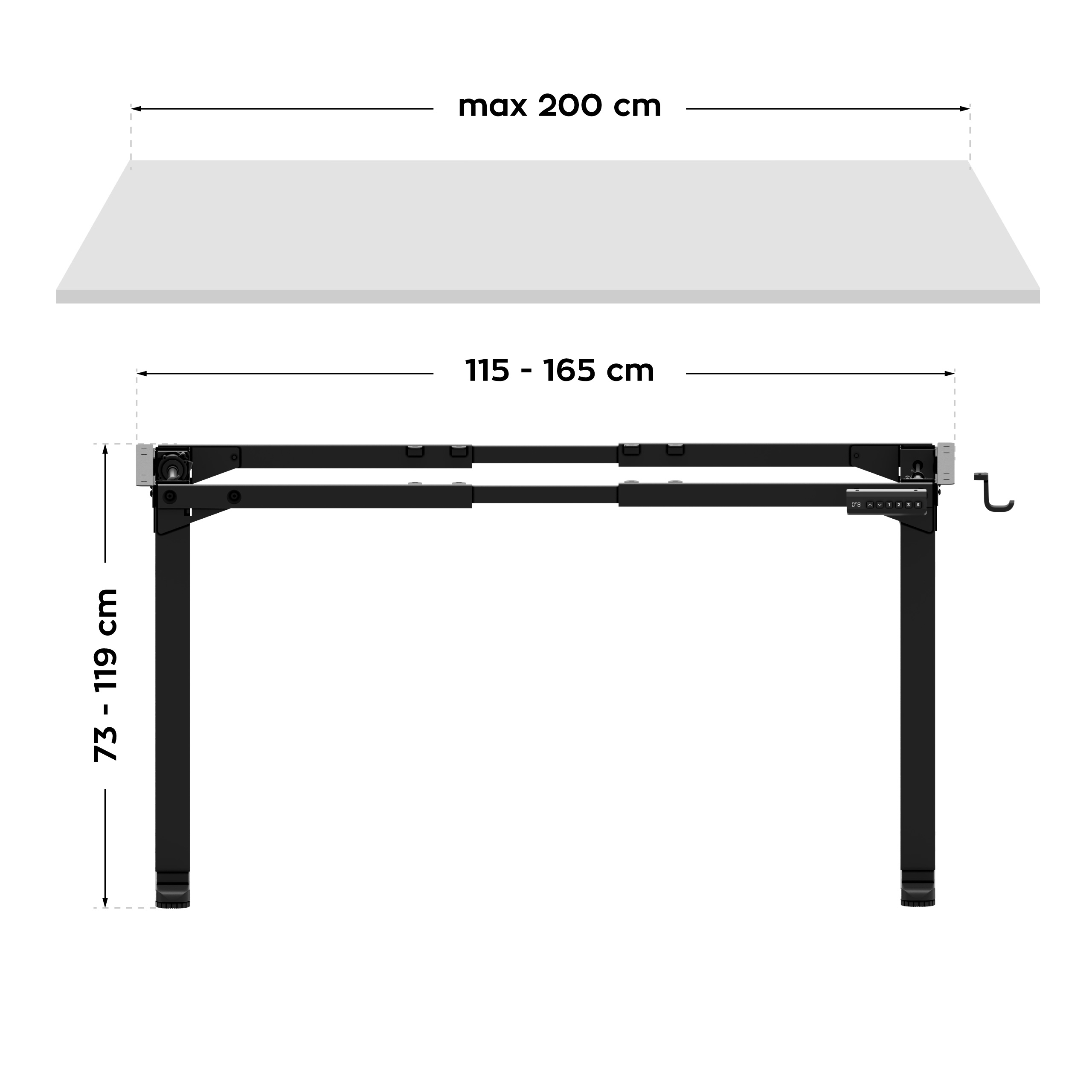 Wymiary Mark Adler Xeno 5.0 - rysunek 1