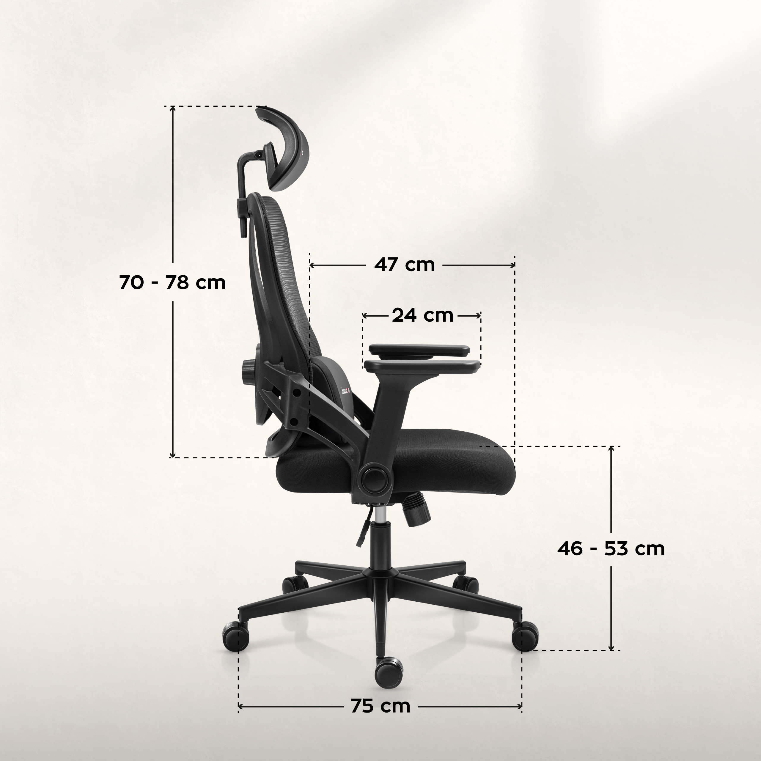 Wymiary fotela - część 2