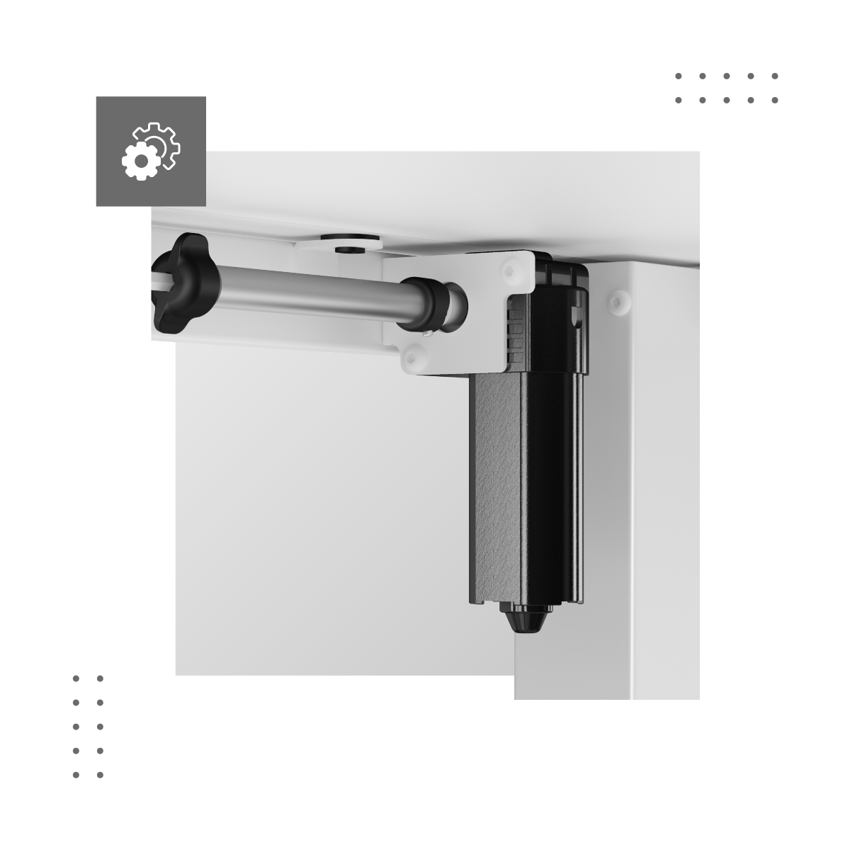 Silnik regulujący wysokość biurka Mark Adler Leader 7.0