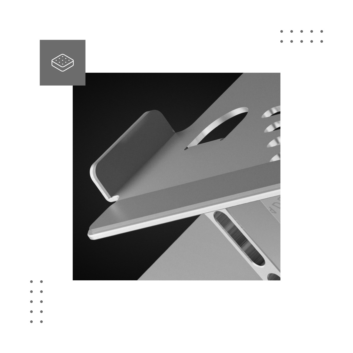 Silikonowe podkładki w podstawce Stand 2.5