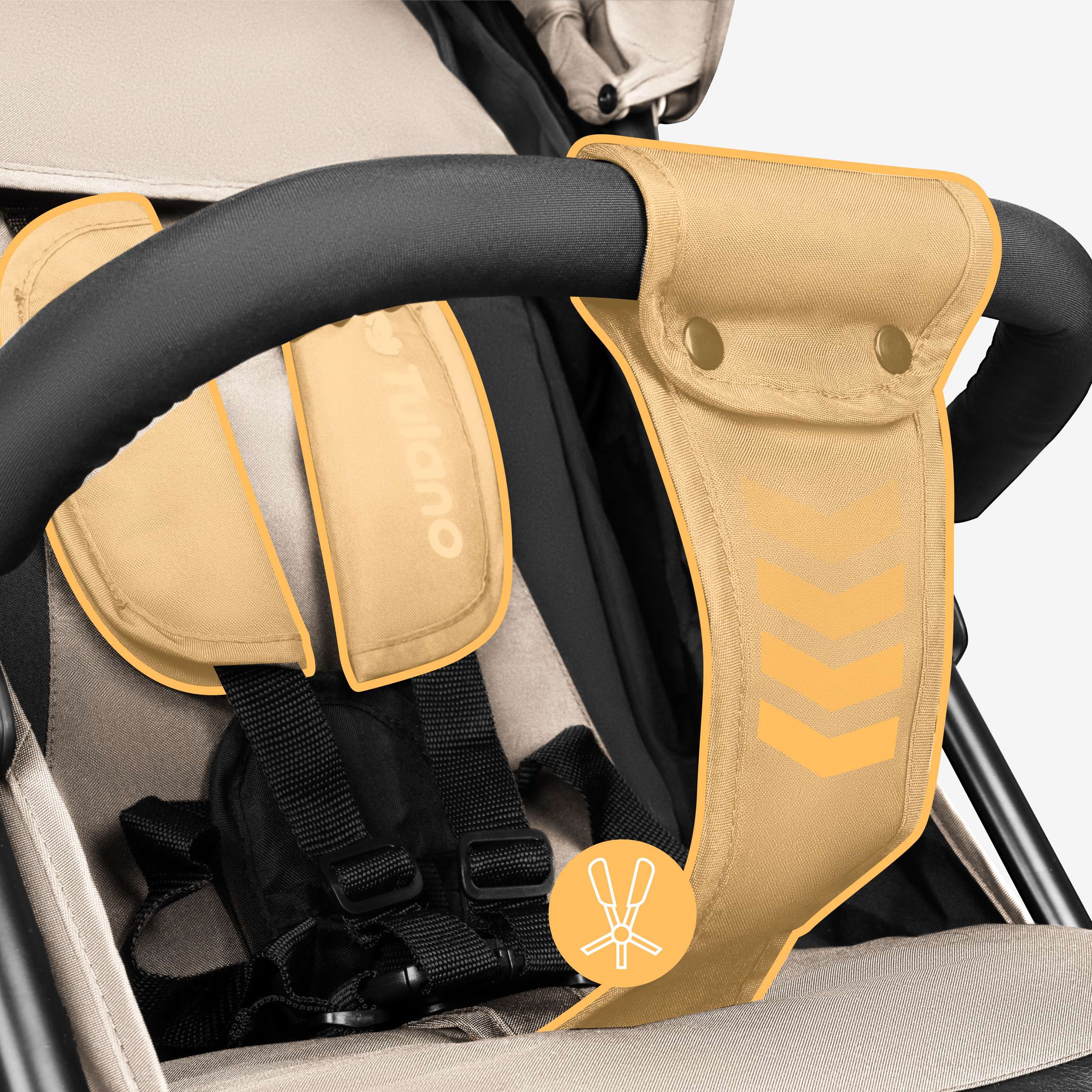 Pasy bezpieczeństwa wózka Davos 35