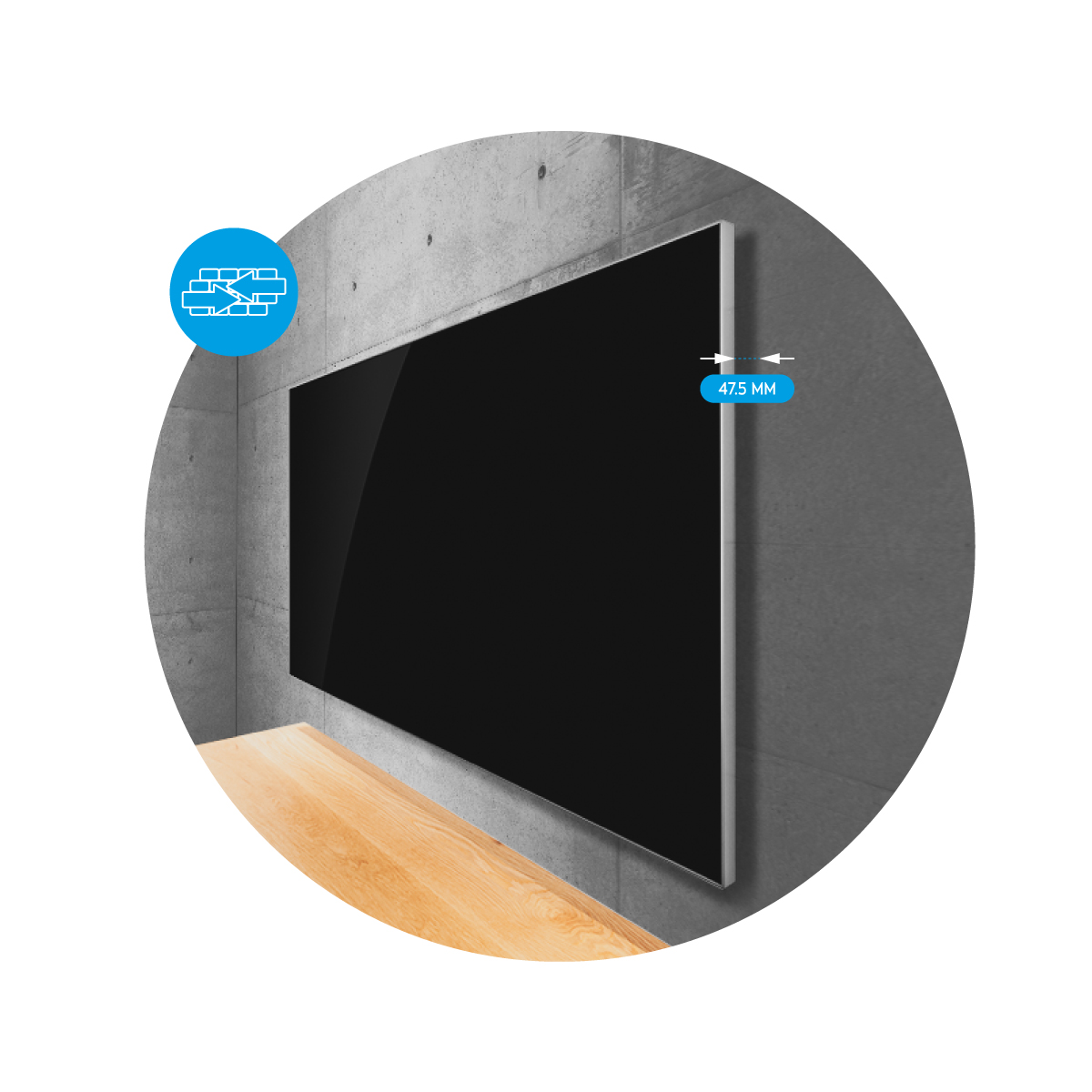 Dyskretność montażu uchwytu View 1.5