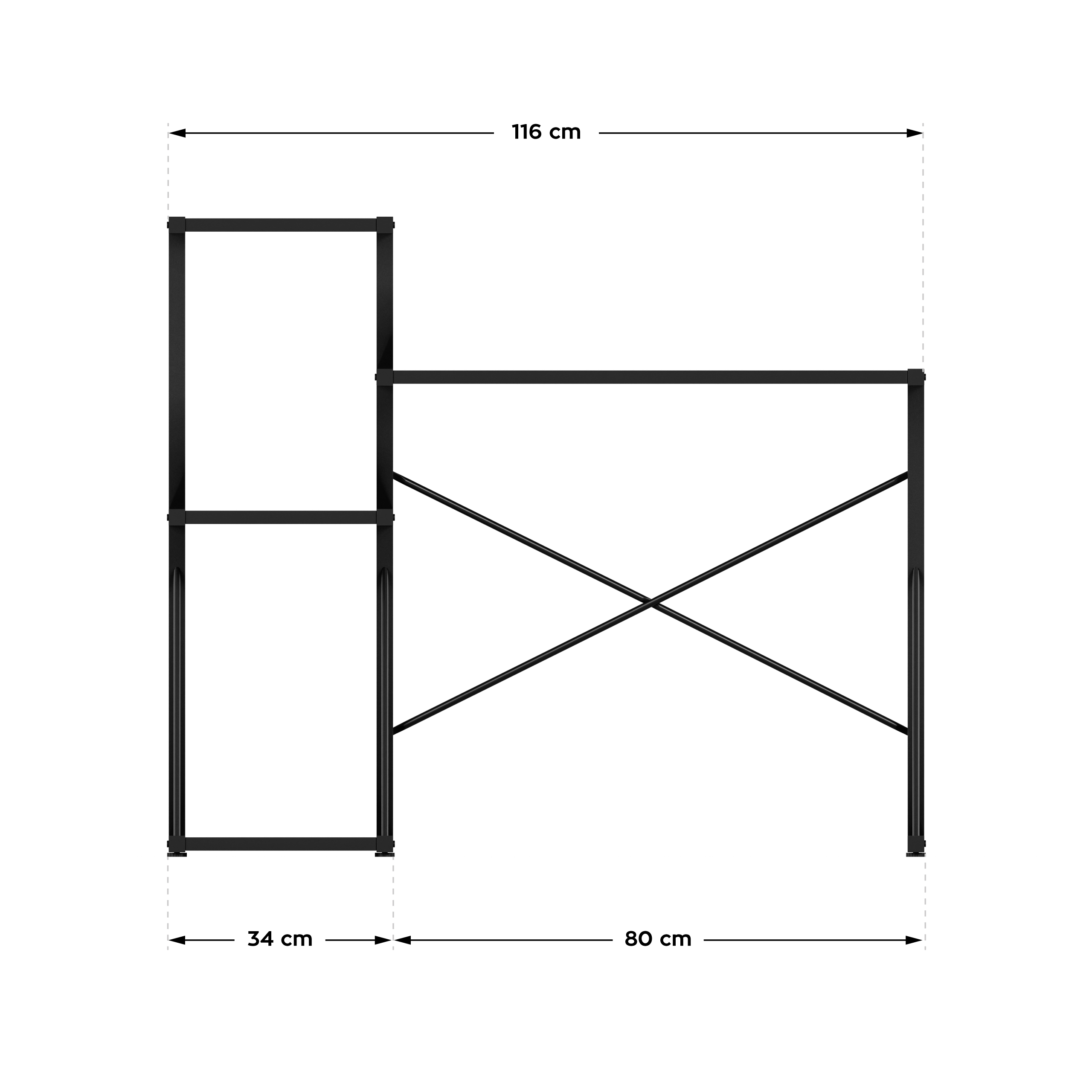 Wymiary biurka Leader 3.5