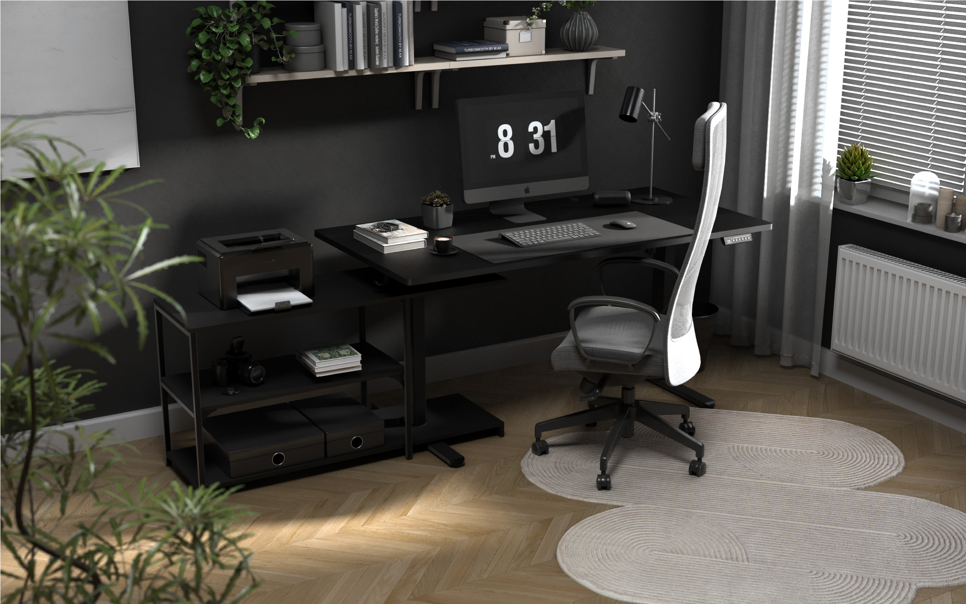 Aranżacja regału w pokoju