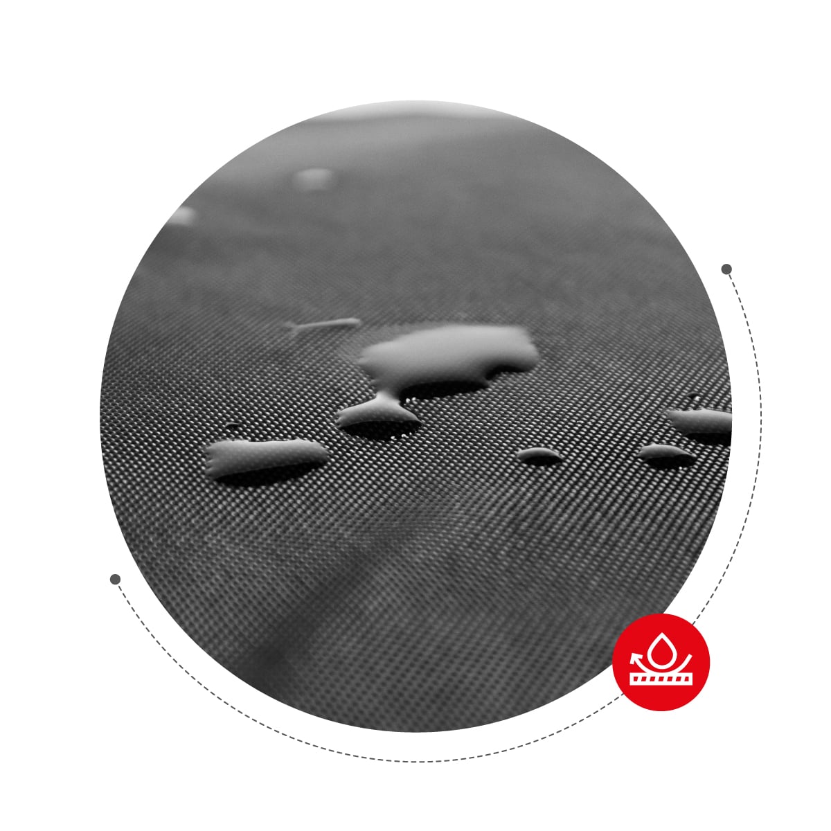 Wodoodporny materiał pufy