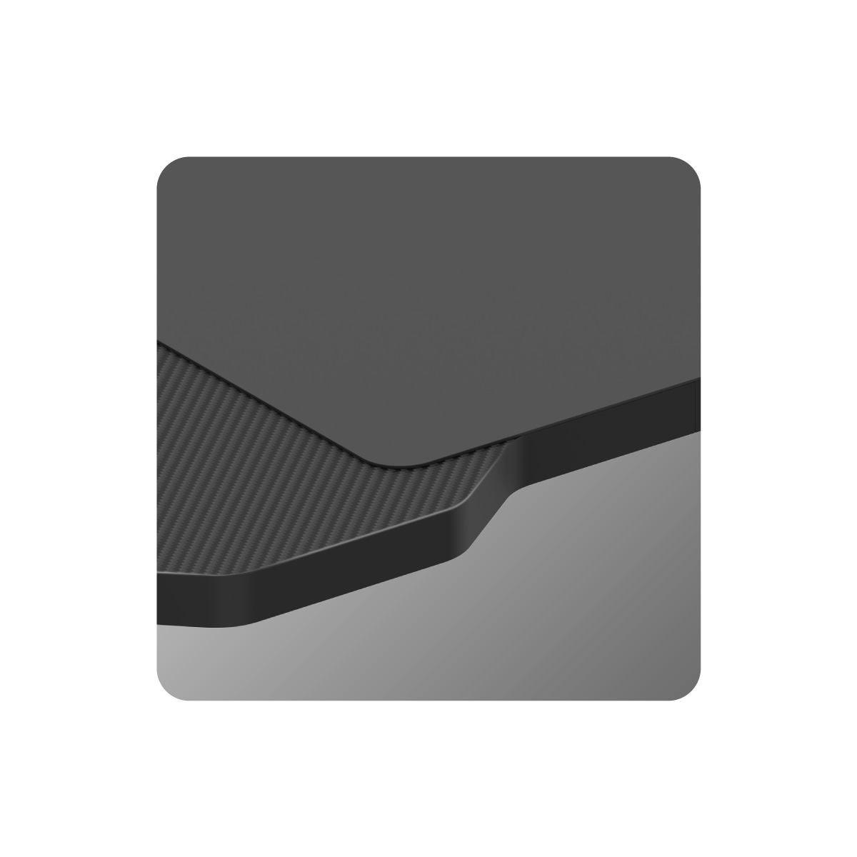 Blat typu carbon z podkładką