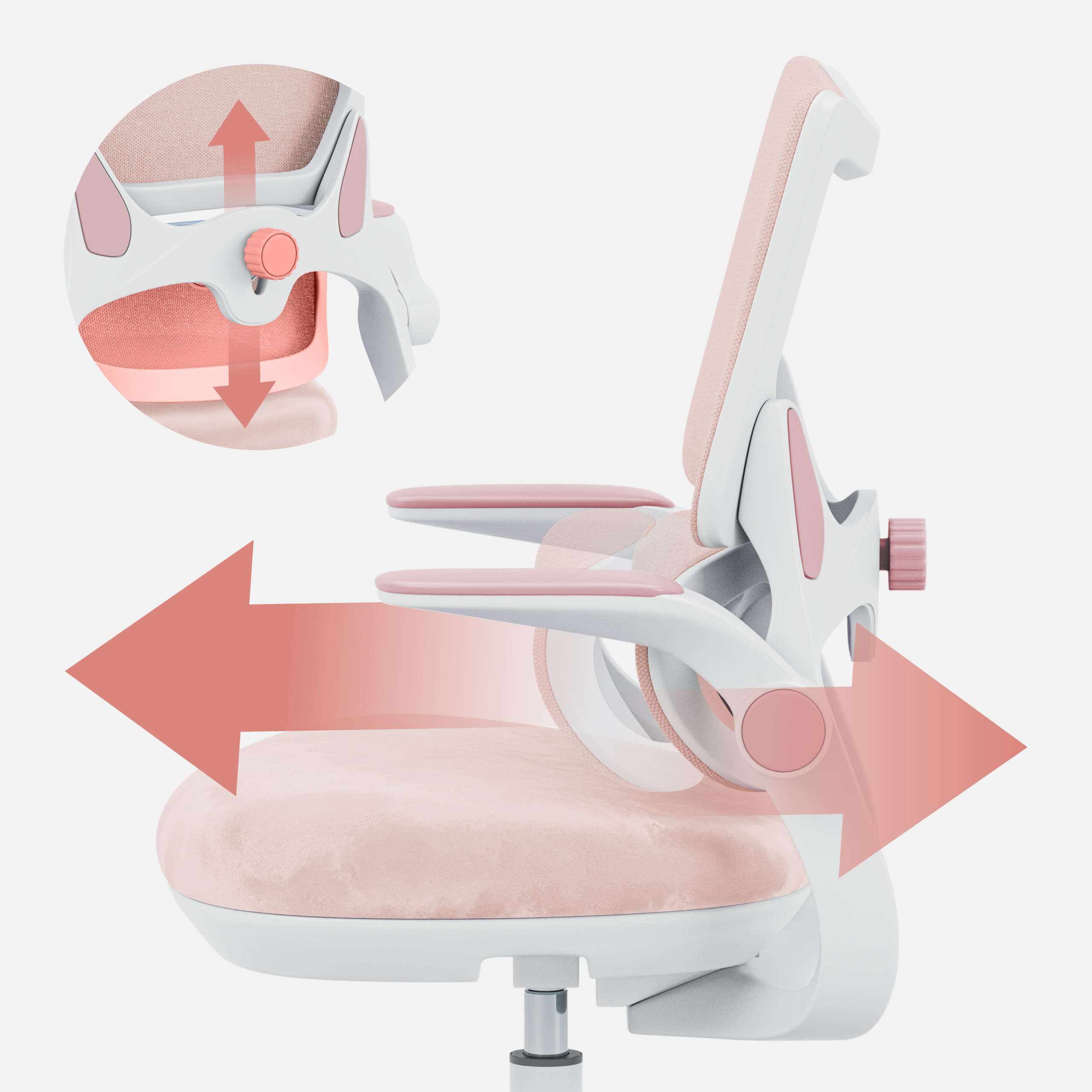 Regulowana podpora lędźwiowa Junior 5.7