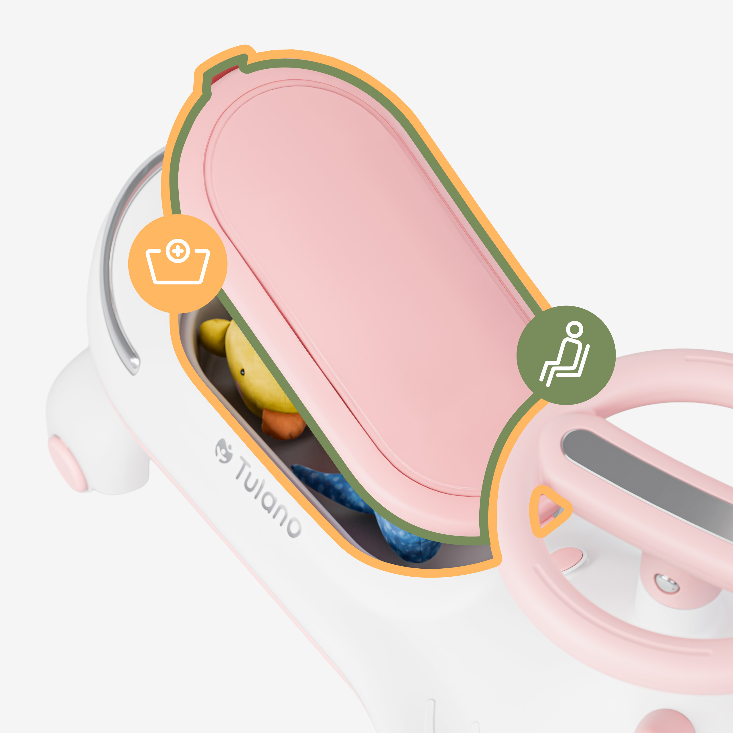 Schowek pod siedziskiem Focus 45