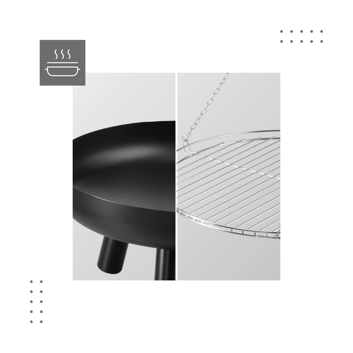 Grill i palenisko 2w1 Roast 5.0