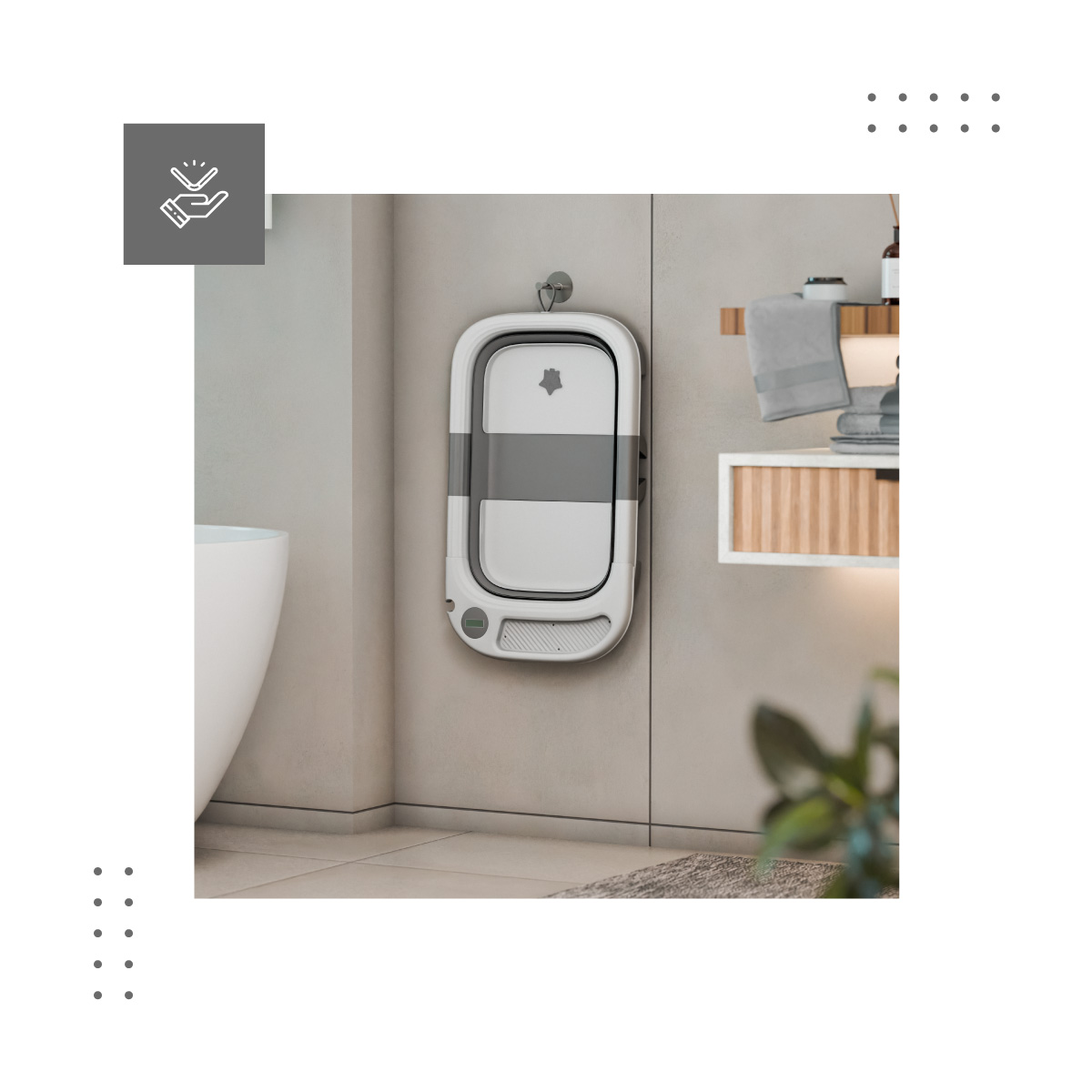 Wanienka po złożeniu