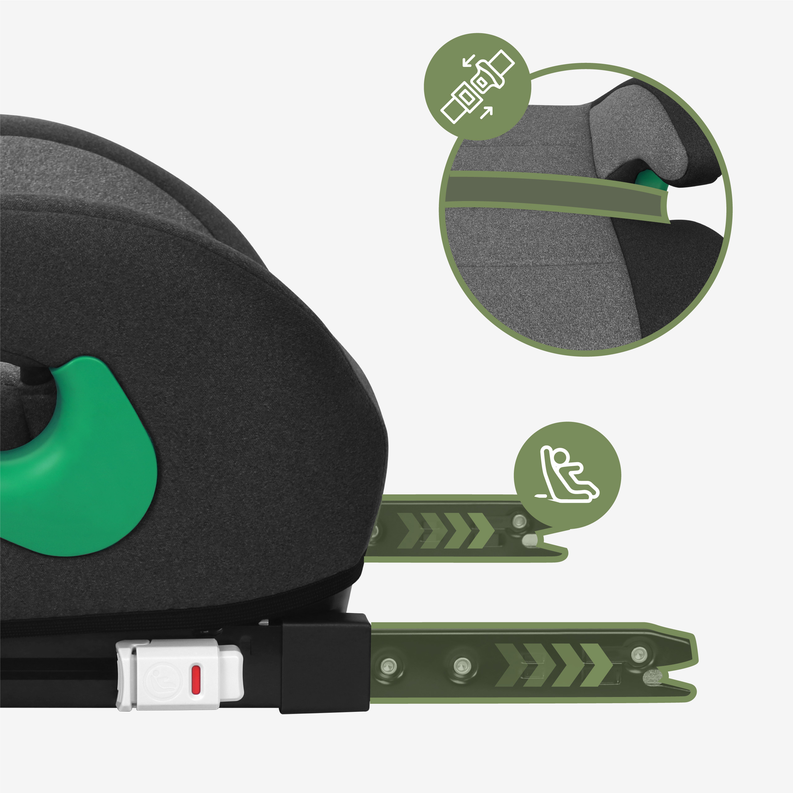 Cabby 35 montaż Isofix