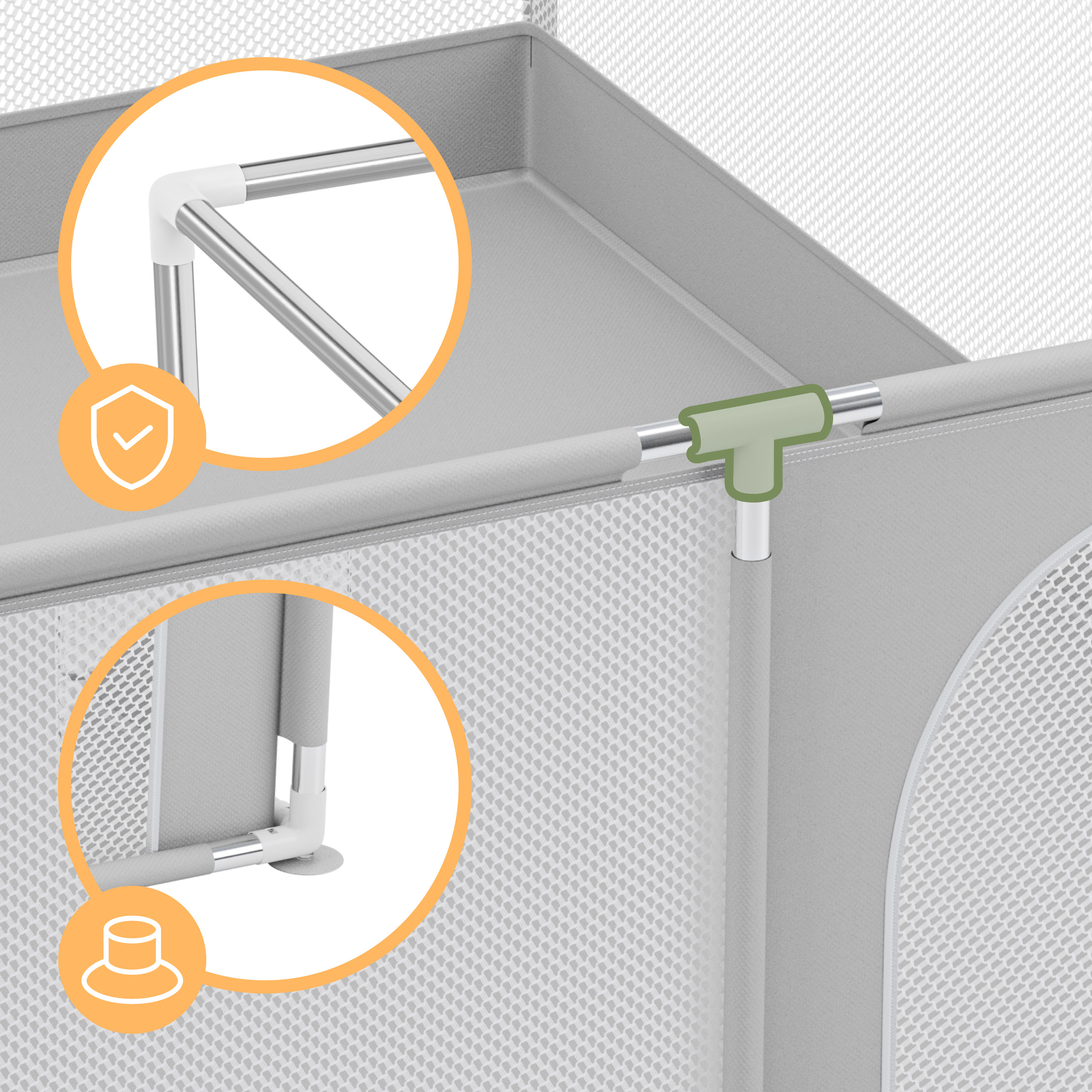 Konstrukcja i nóżki Cozy 25