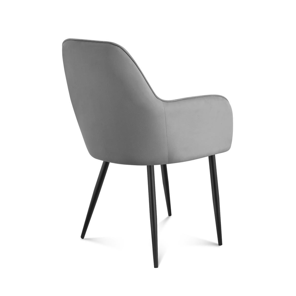 Lewy profil tyłu fotela Mark Adler Prince 6.0 grey