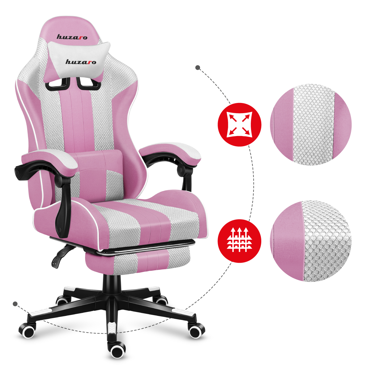 Materiały Huzaro Force 4.7 Pink