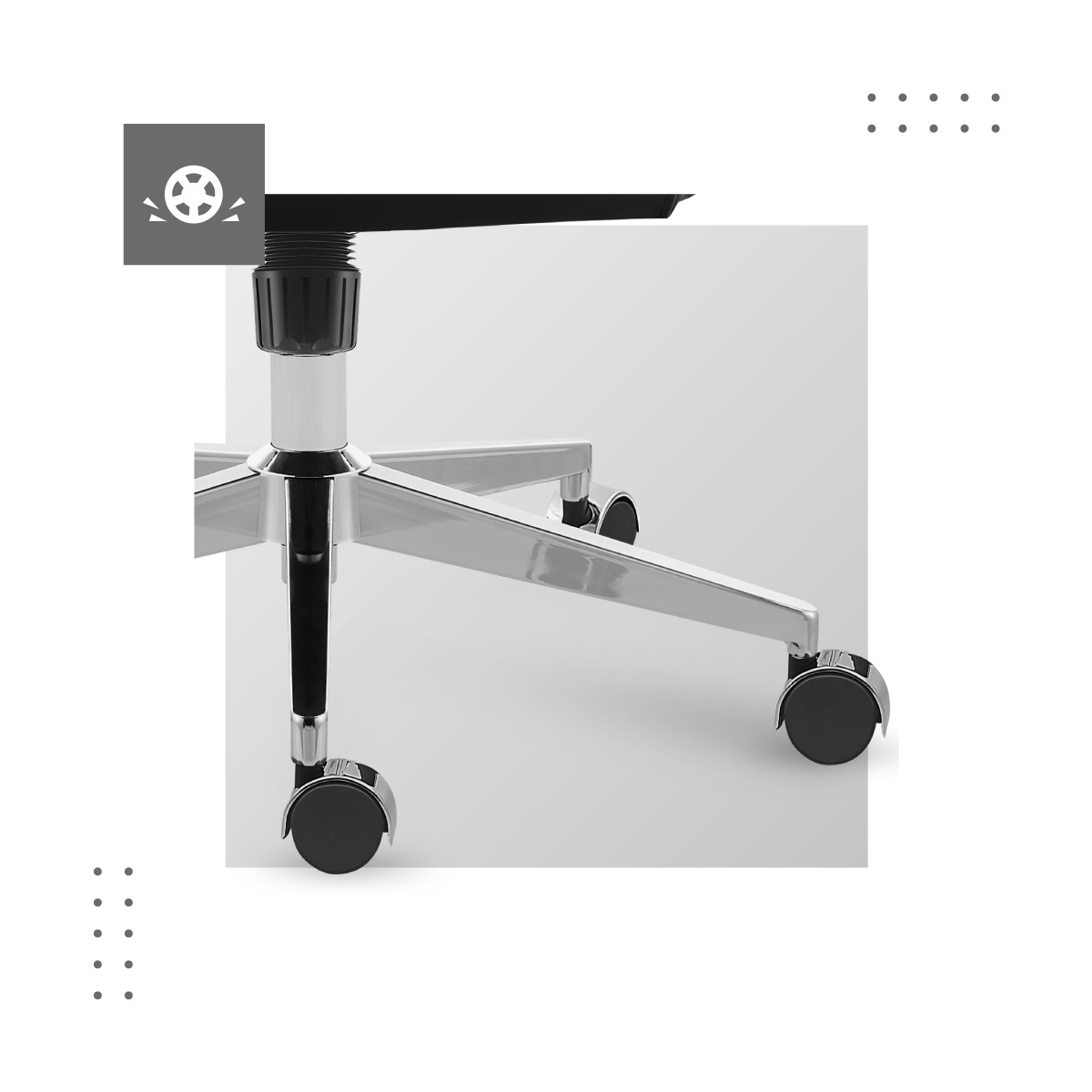 Koła fotela Boss 5.6