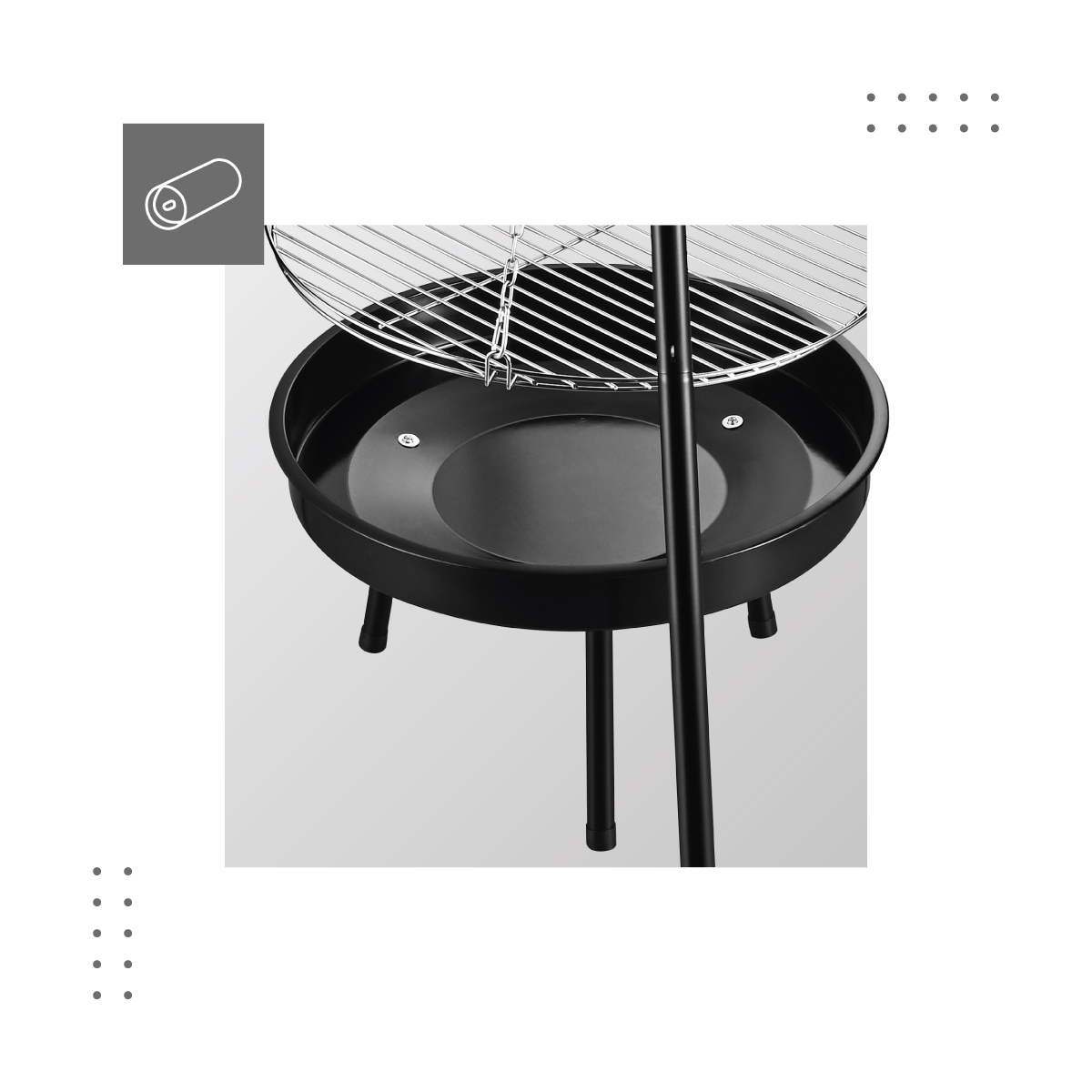 Grill z paleniskiem 2w1 Roast 3.0