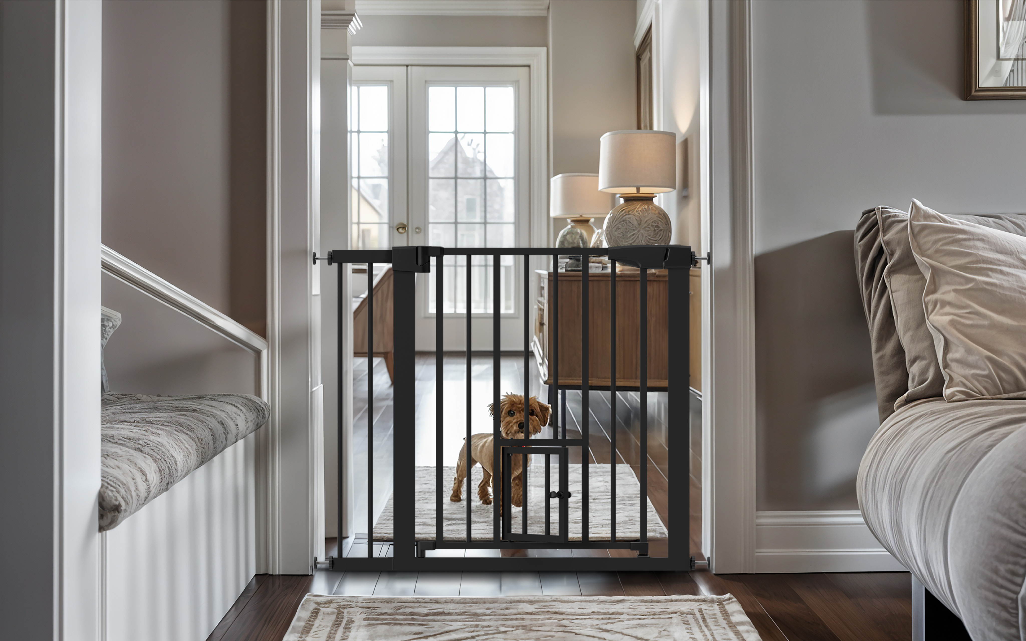 Guardian w przejściu między pokojami