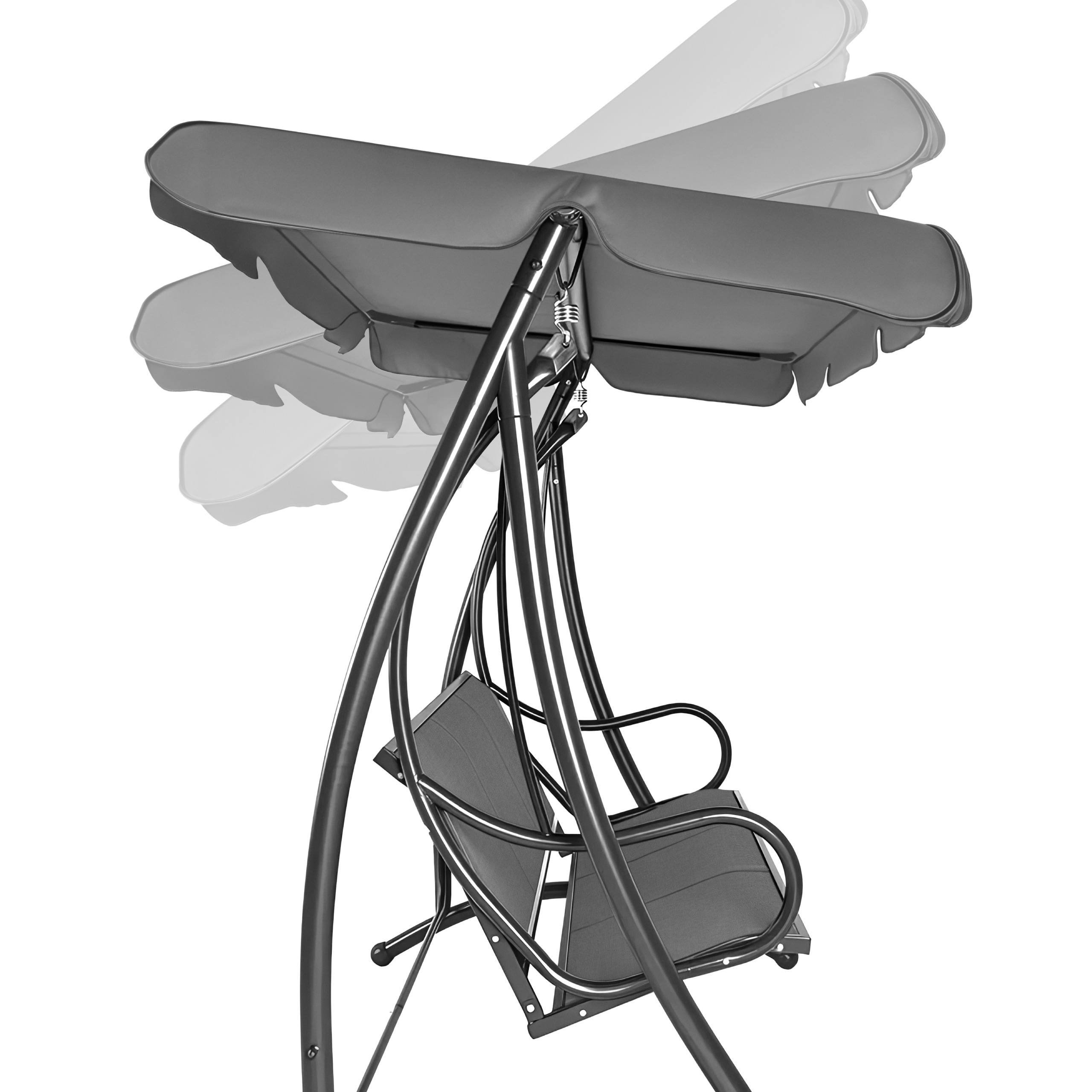 Regulowany daszek i siedzisko