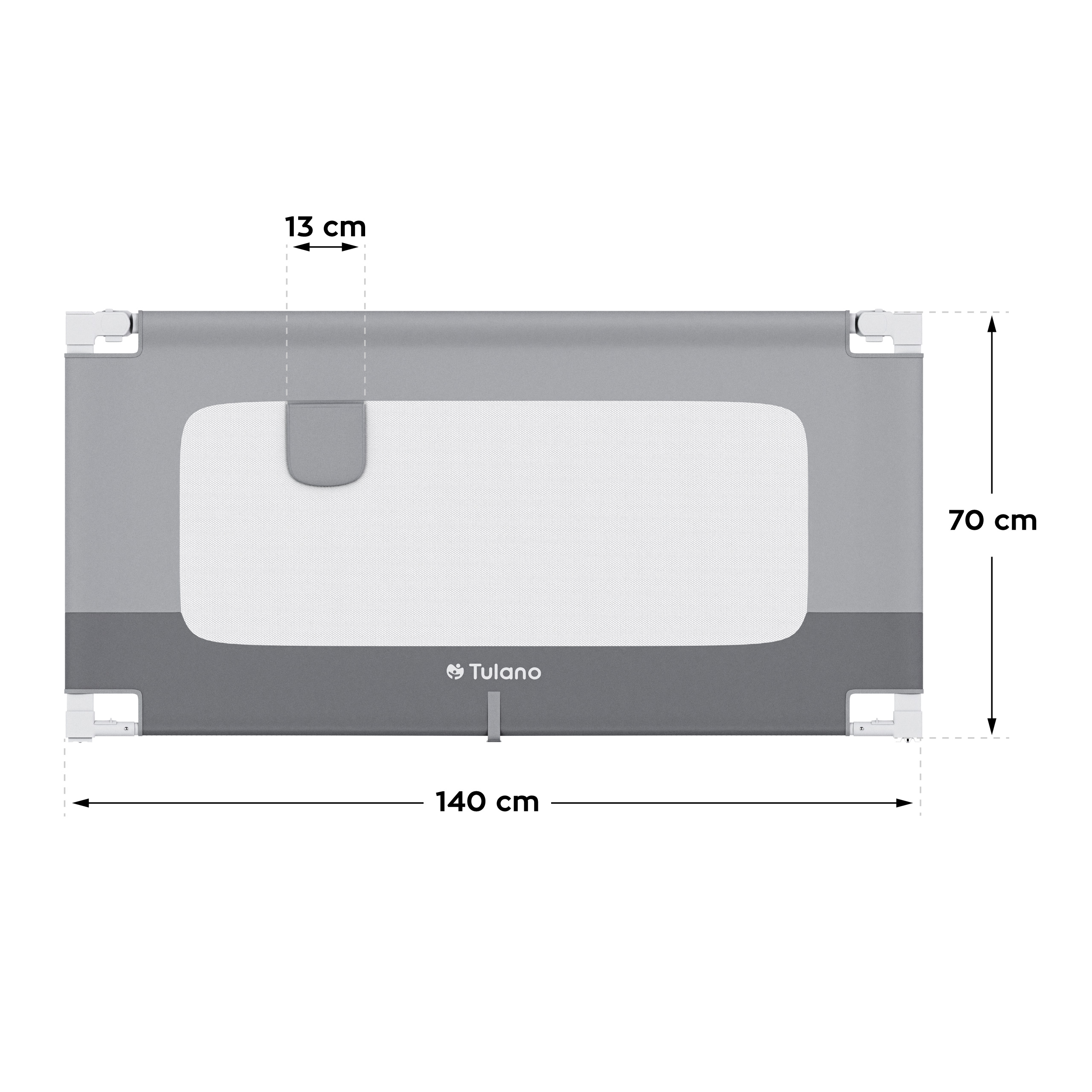 Wymiary barierki do łóżka Cover 44