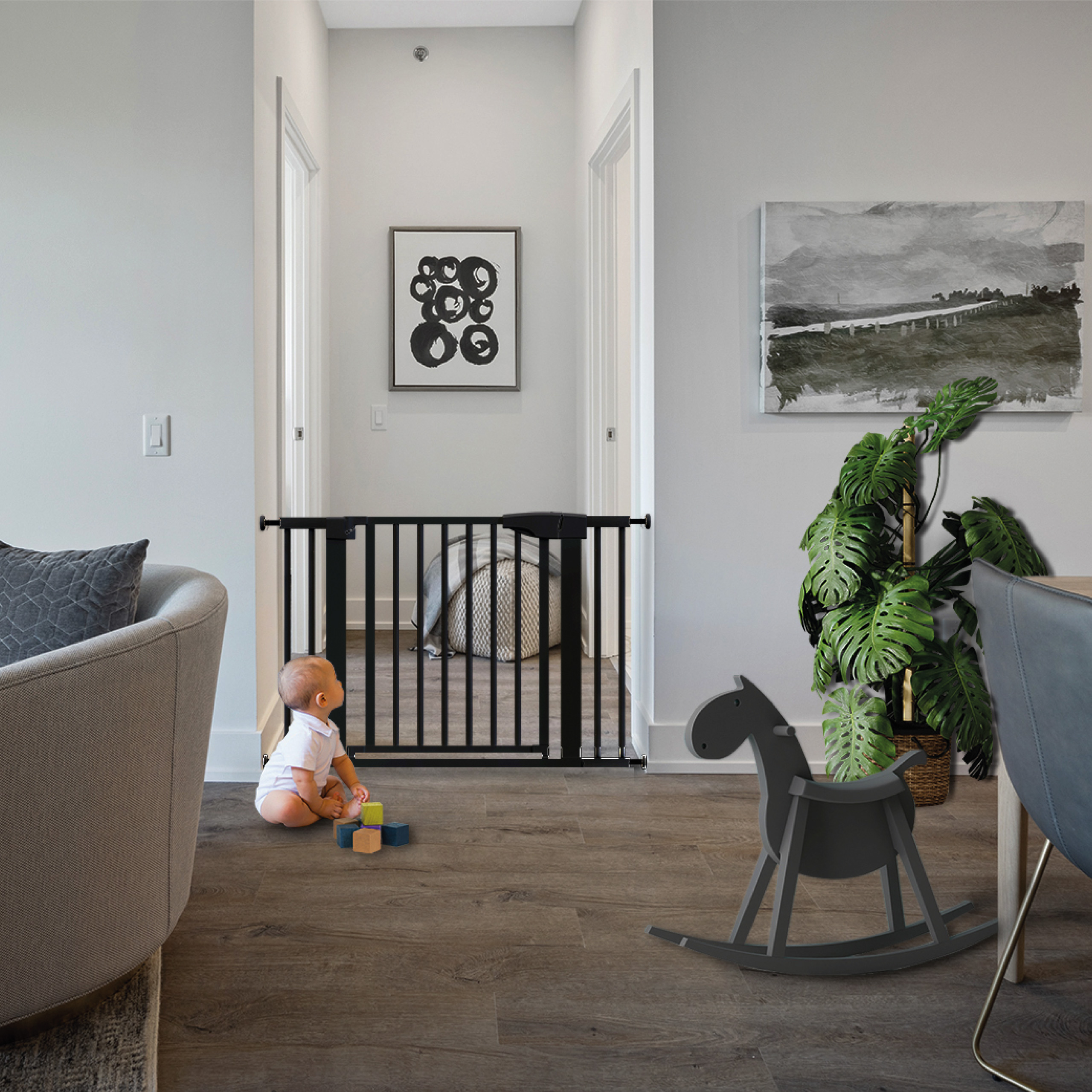 Barierka Tulano Guardian zabezpieczająca korytarz