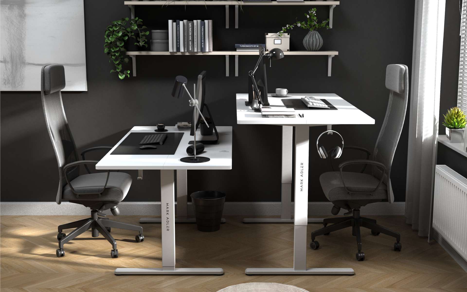 Biurko Leader 7.6 w pomieszczeniu