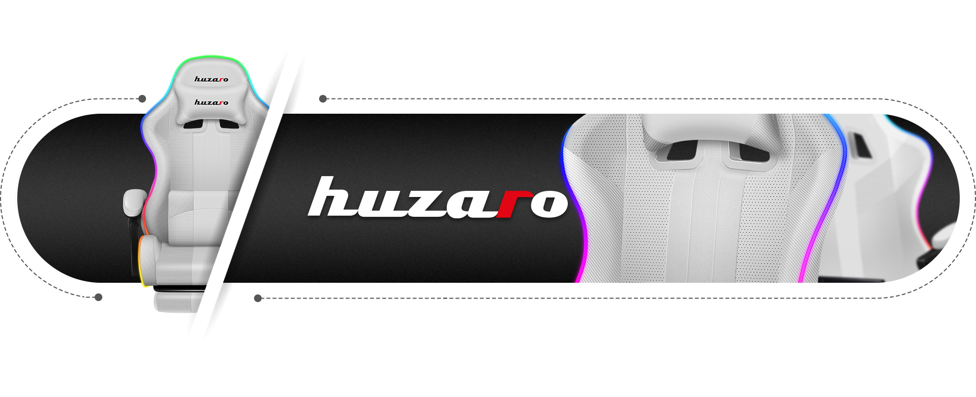 Huzaro Force 4.7 White RGB - banner
