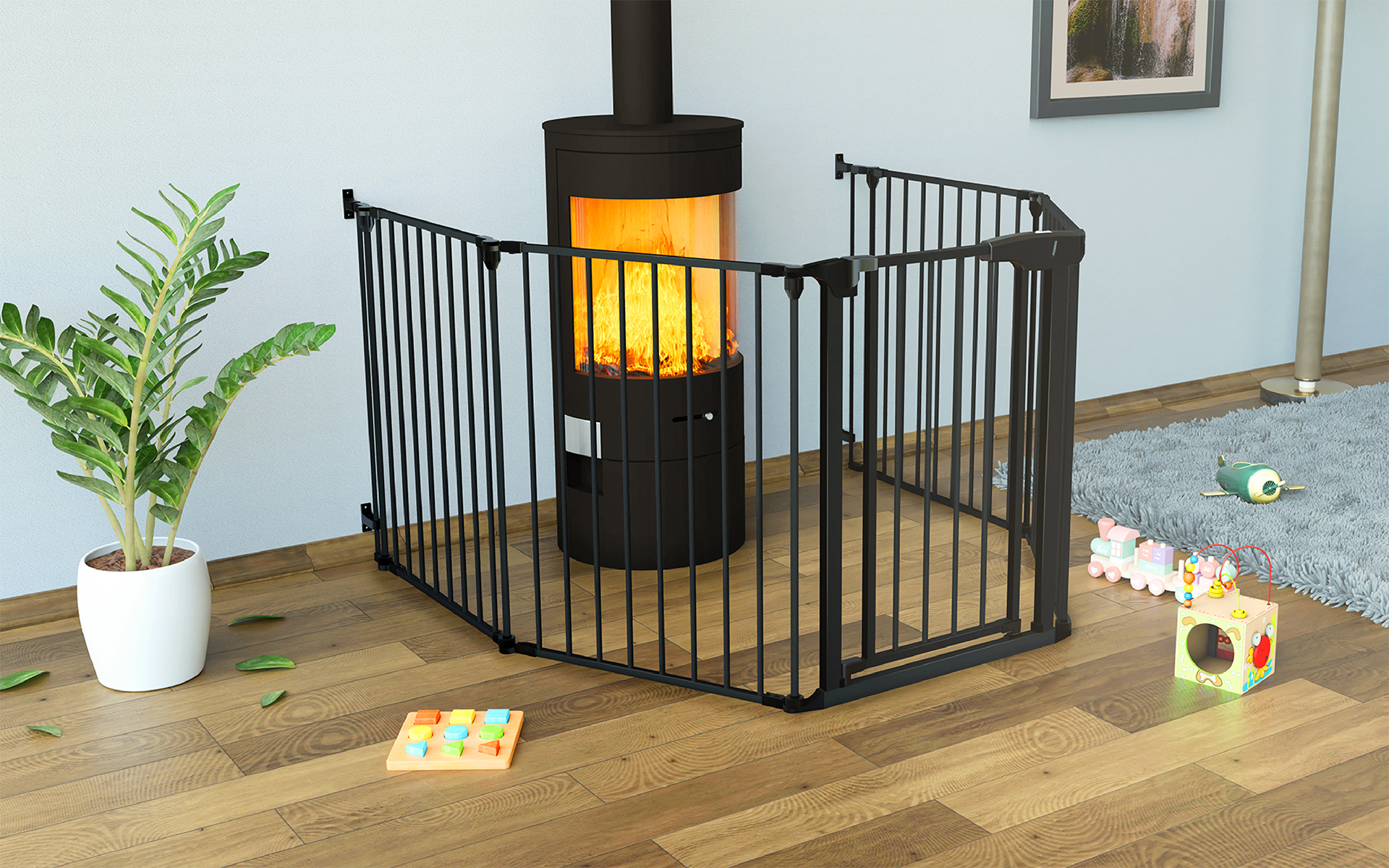 Guardian 6.0 wokół kominka