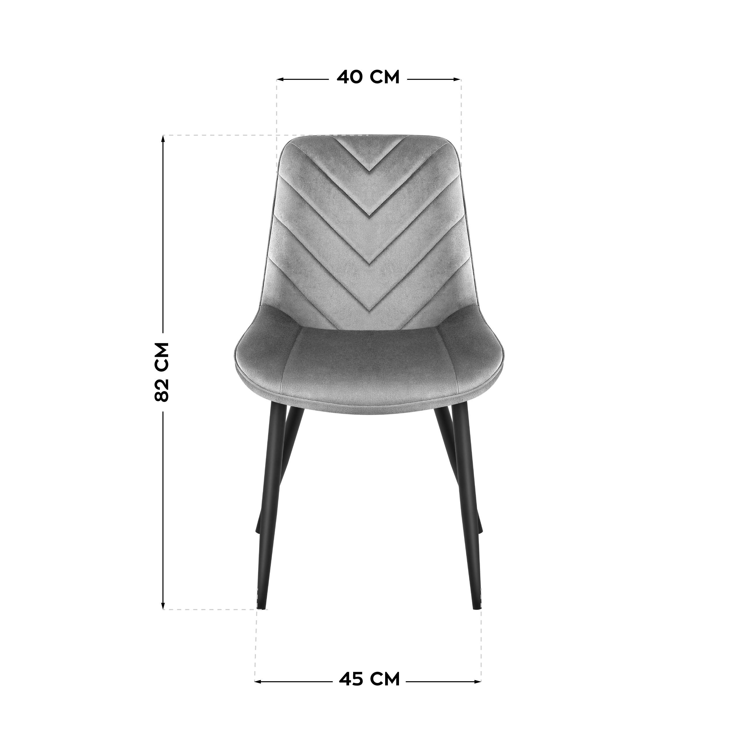 Wymiary fotela Mark Adler Prince 3.0 grey