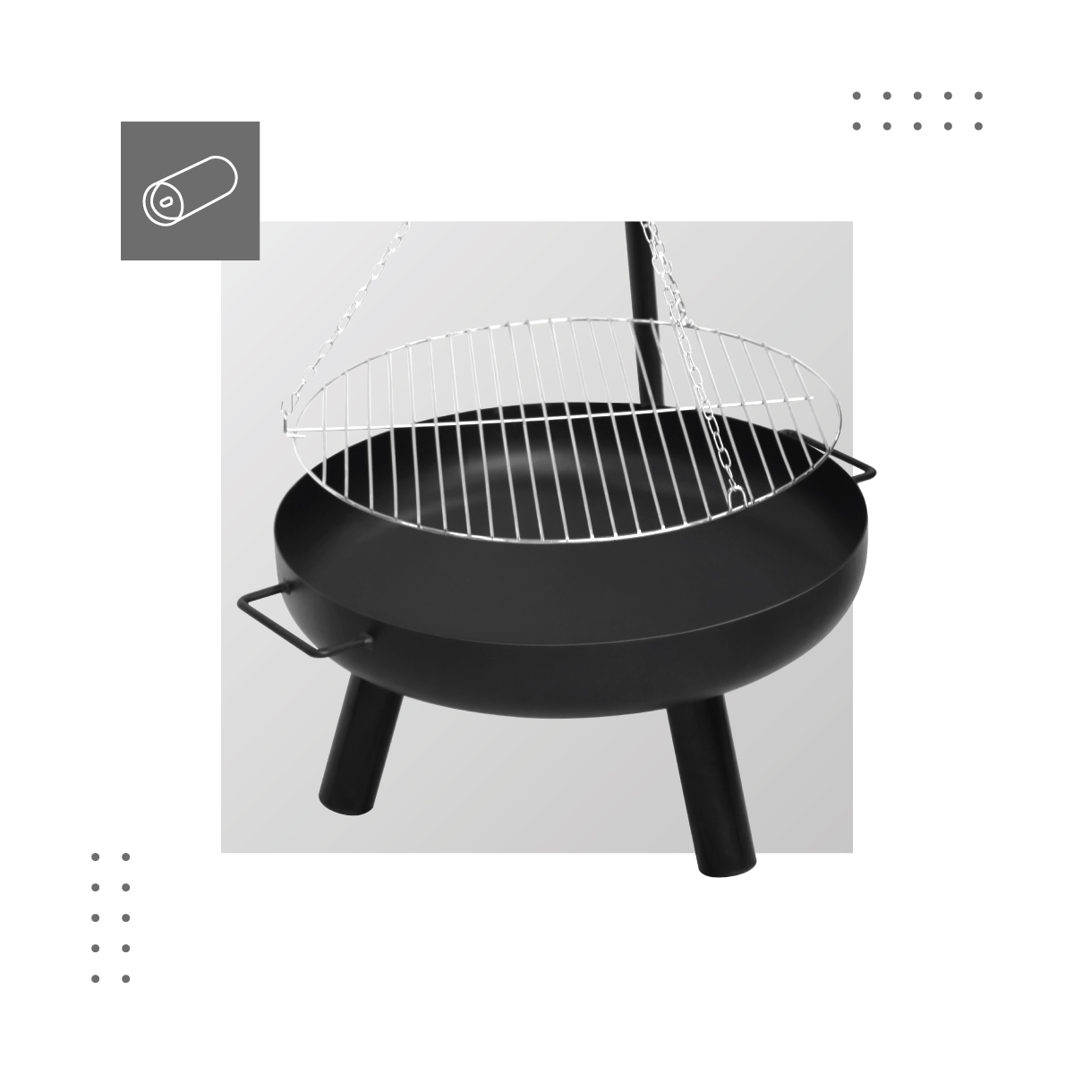 Składane palenisko z rusztem Roast 3.5