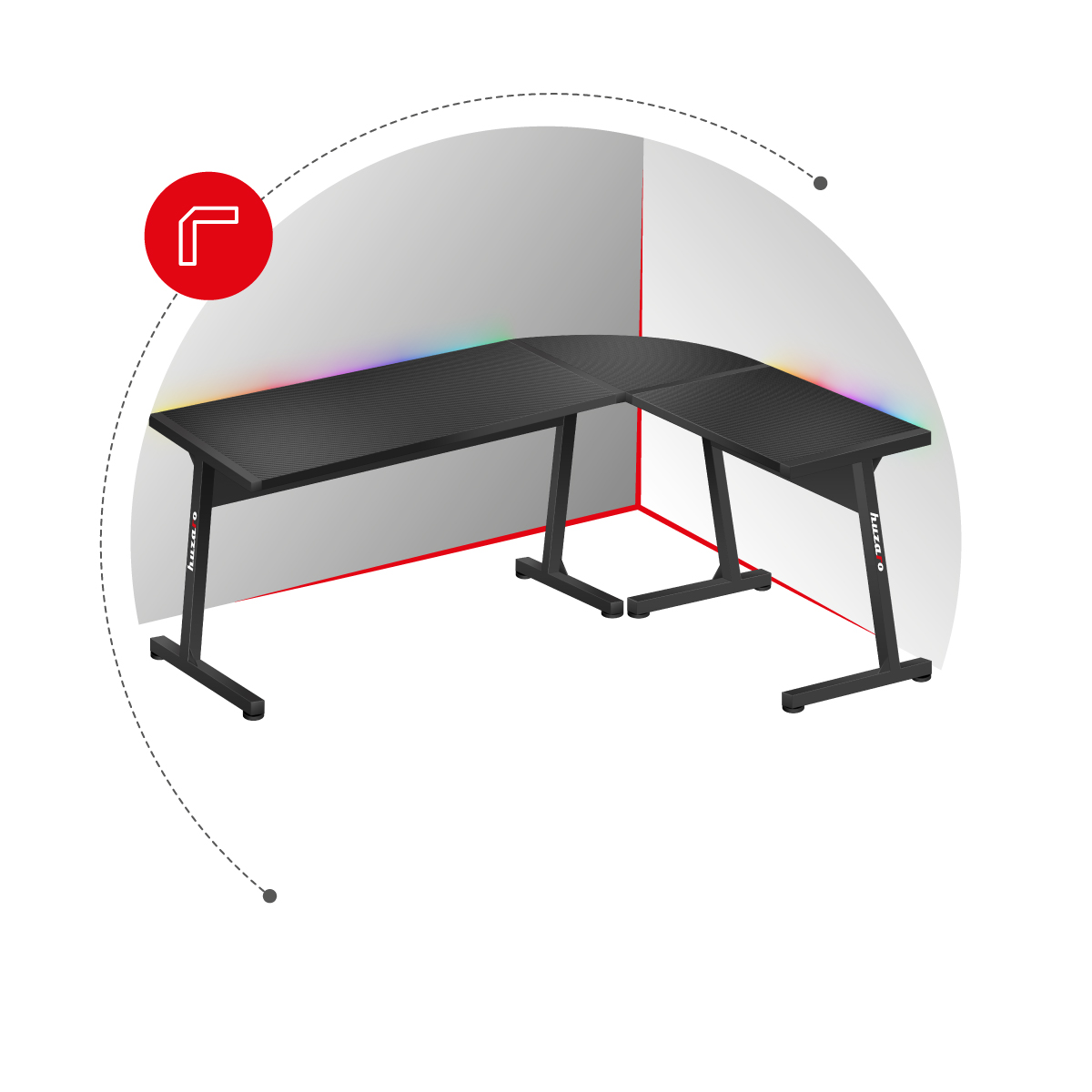 Biurko do narożnika