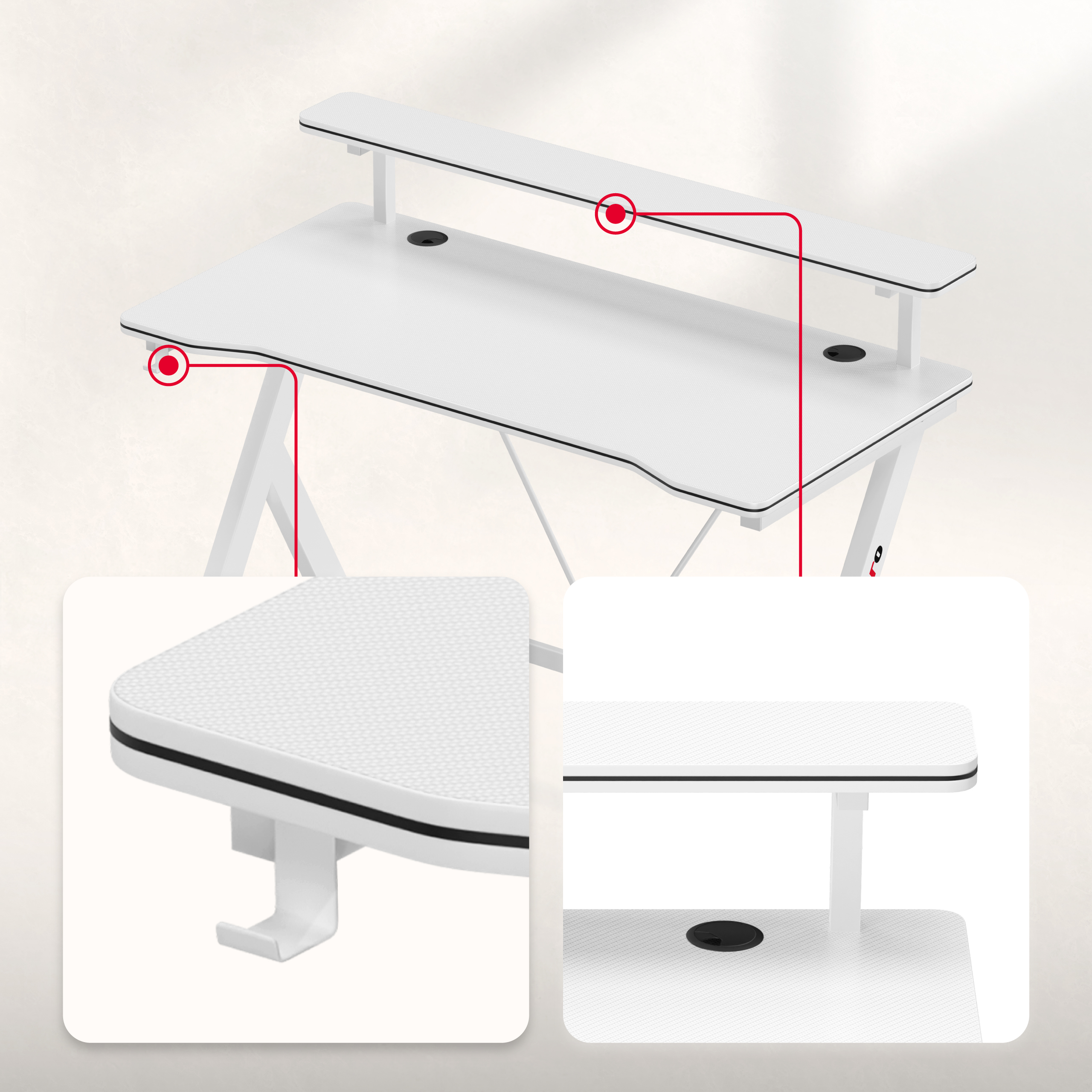 Półka i haczyk Hero 1.9