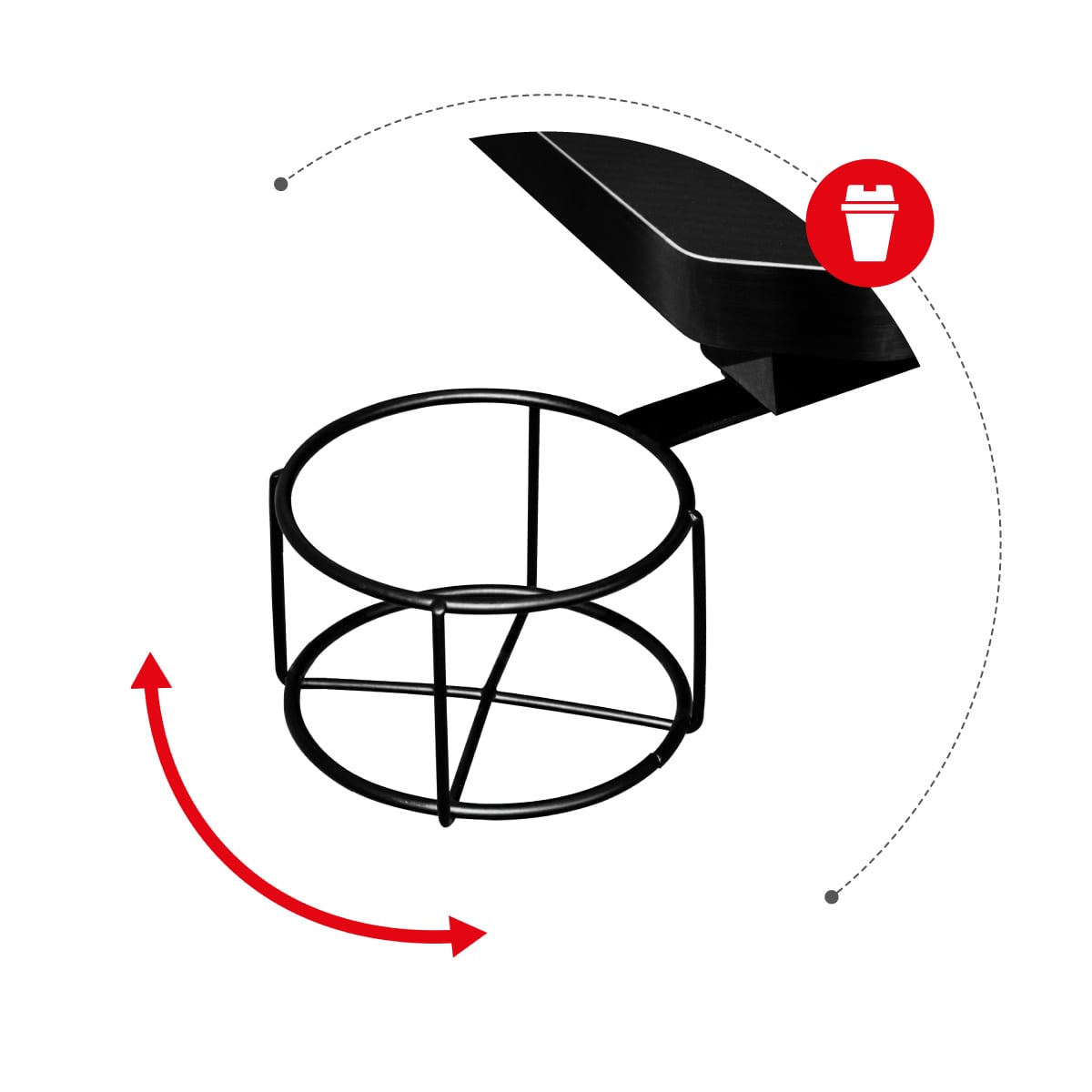 Cup Holder Huzaro Hero 7.0