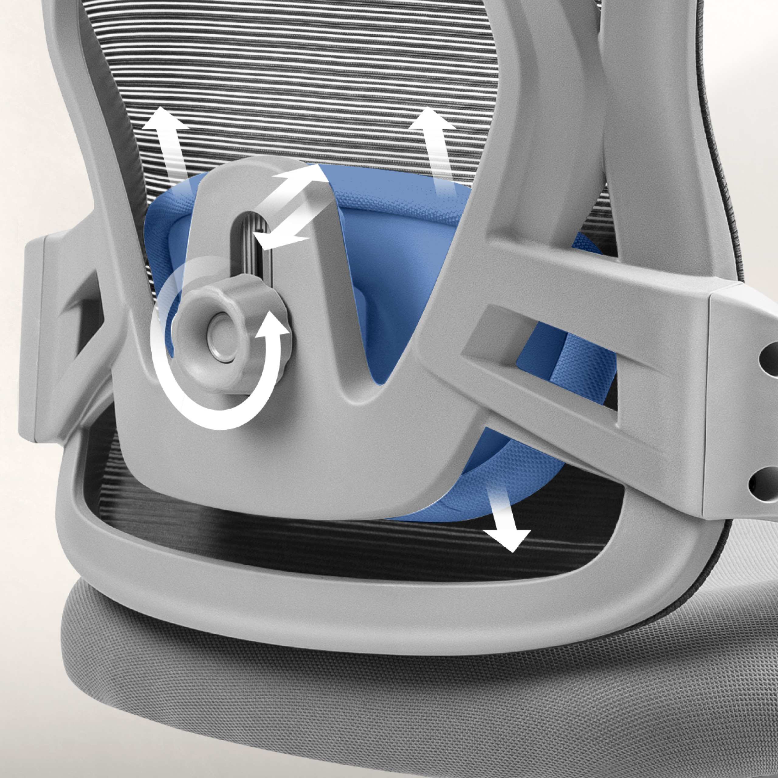 Regulowana podpora lędźwiowa