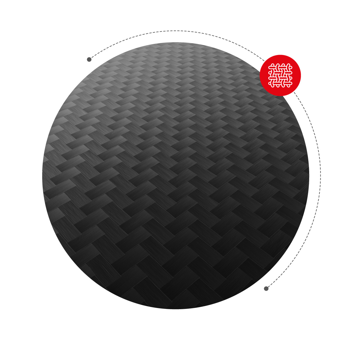 Blat z powłoką carbon