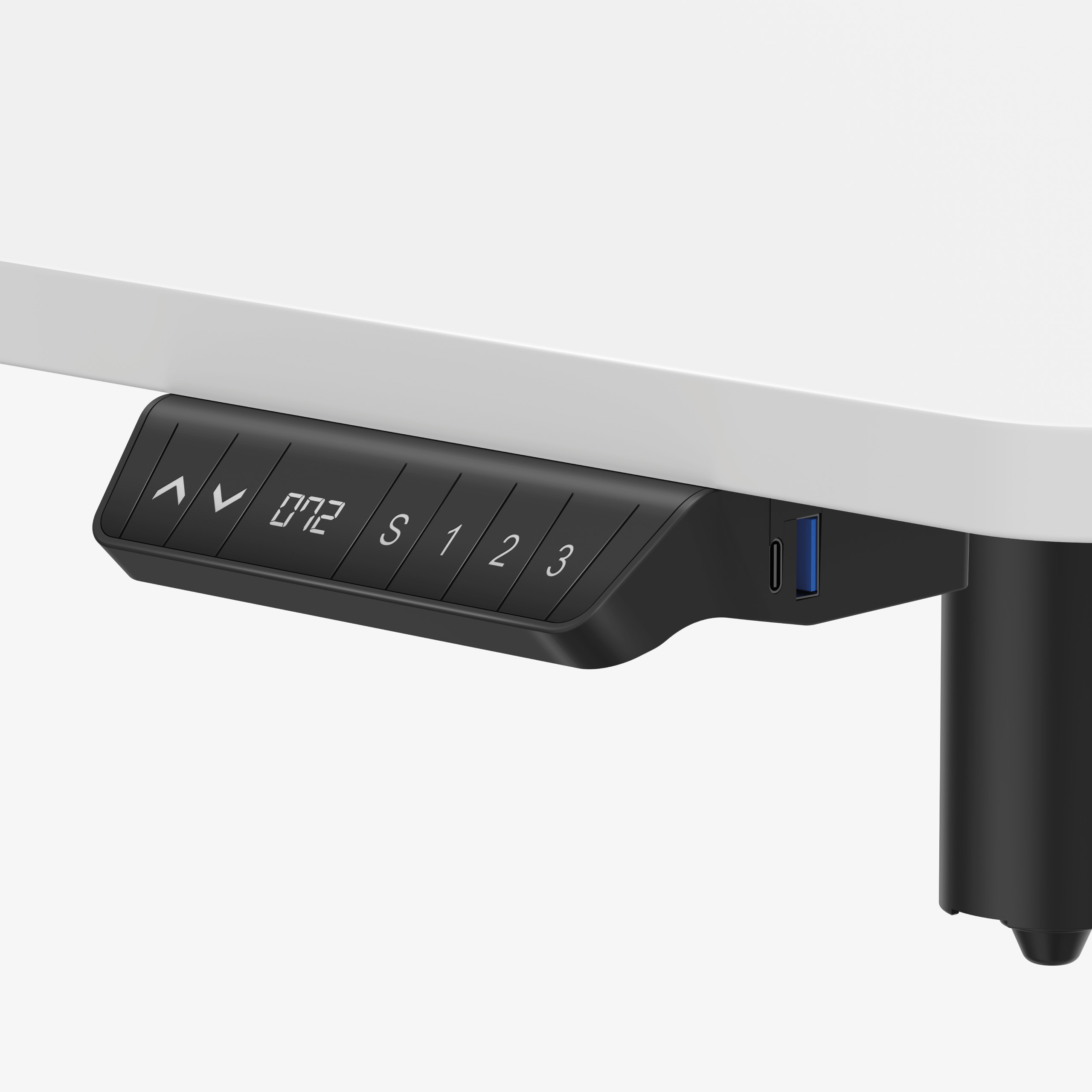 Biurko elektryczne Huzaro Hero 9.5 panel USB i C