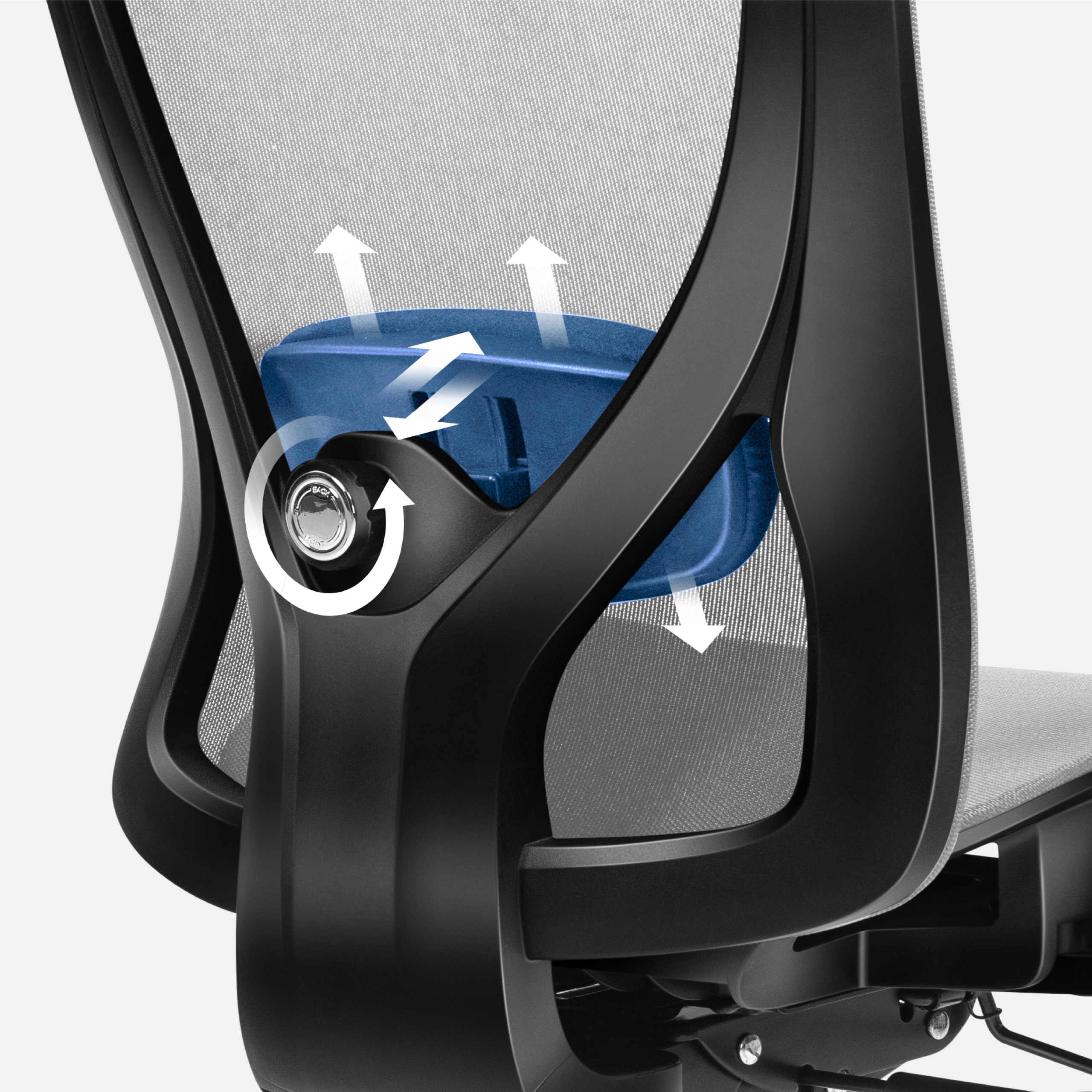 Podpora lędźwiowa 2D