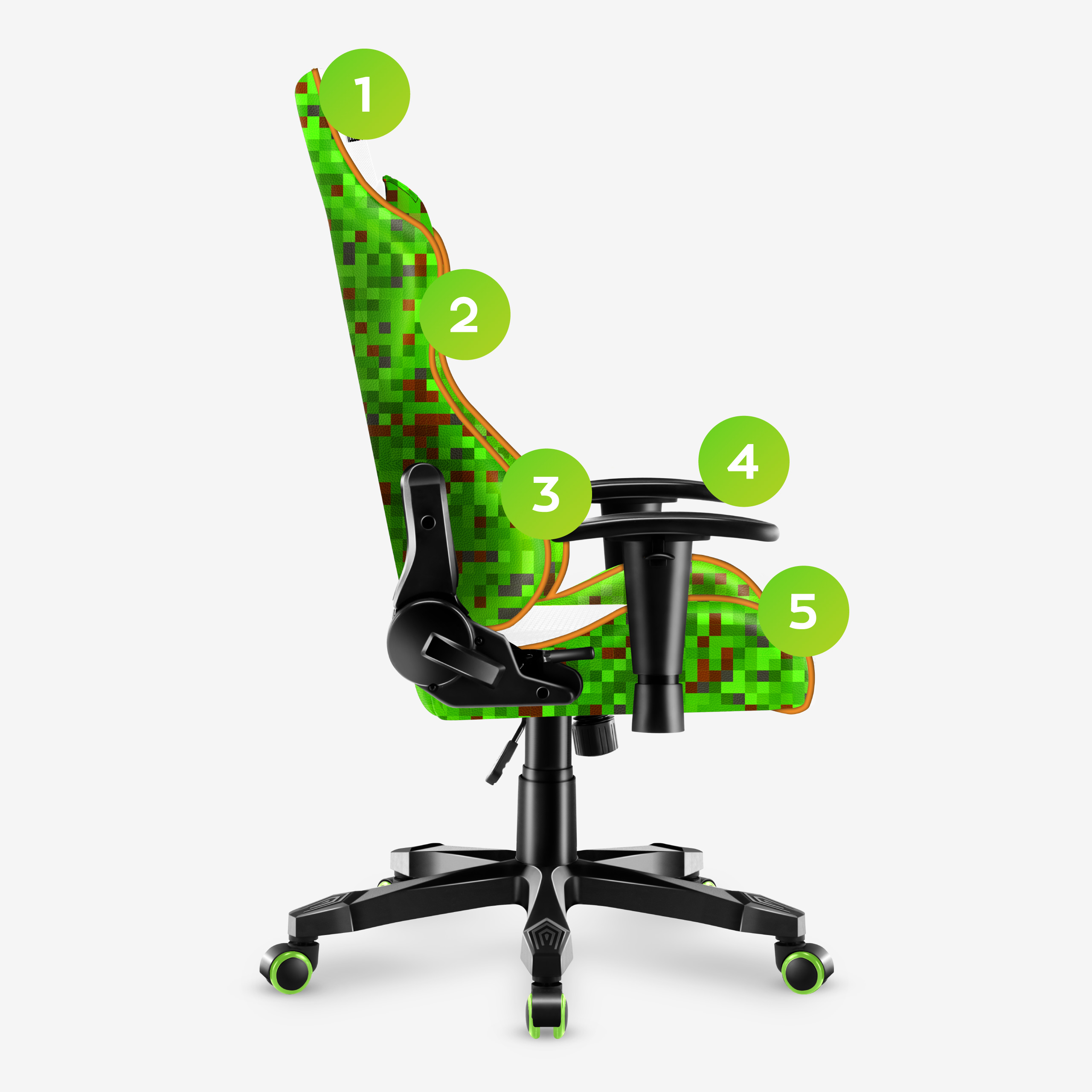 Lewy bok fotela Huzaro Ranger 6.0