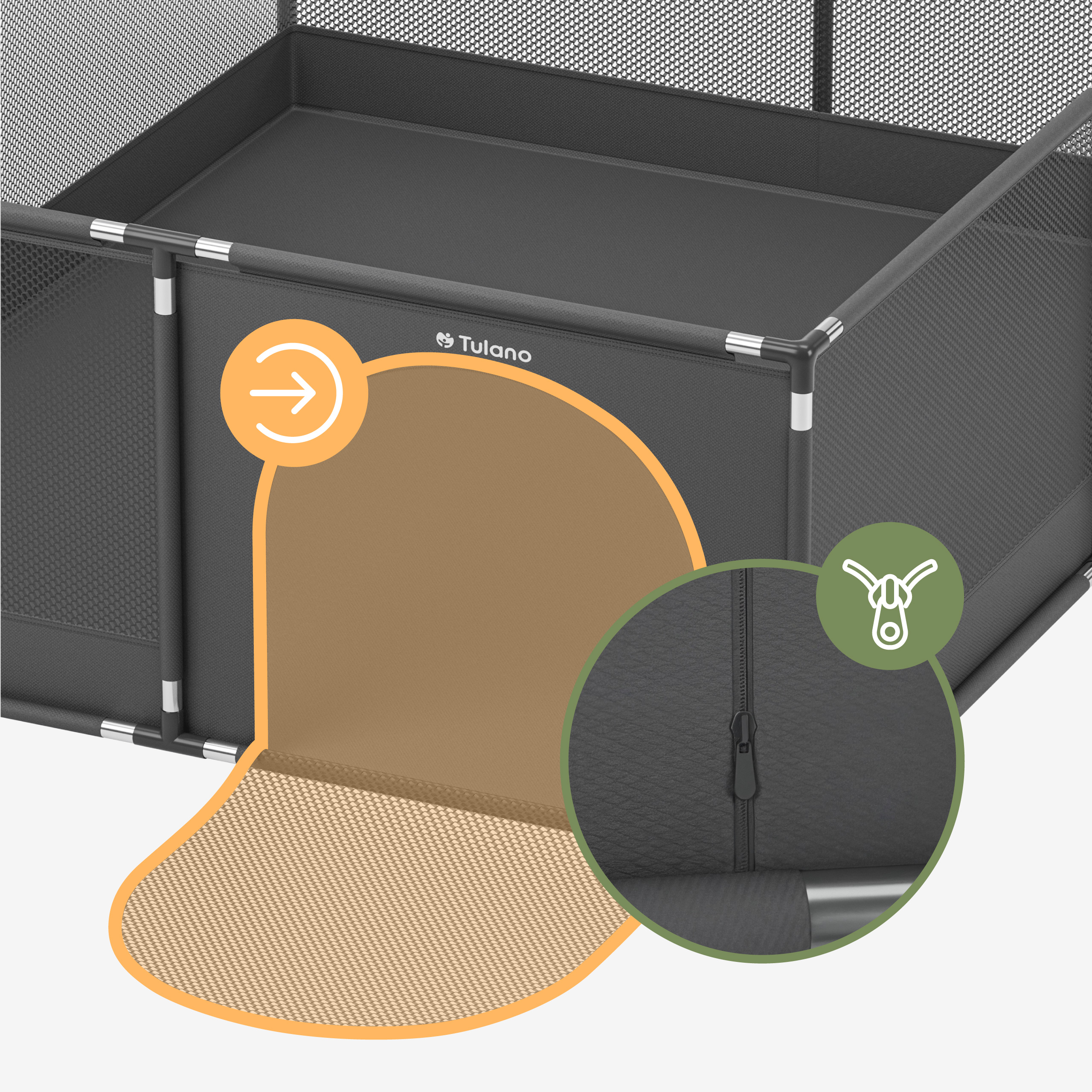 Wejście w kojcu Cozy 25