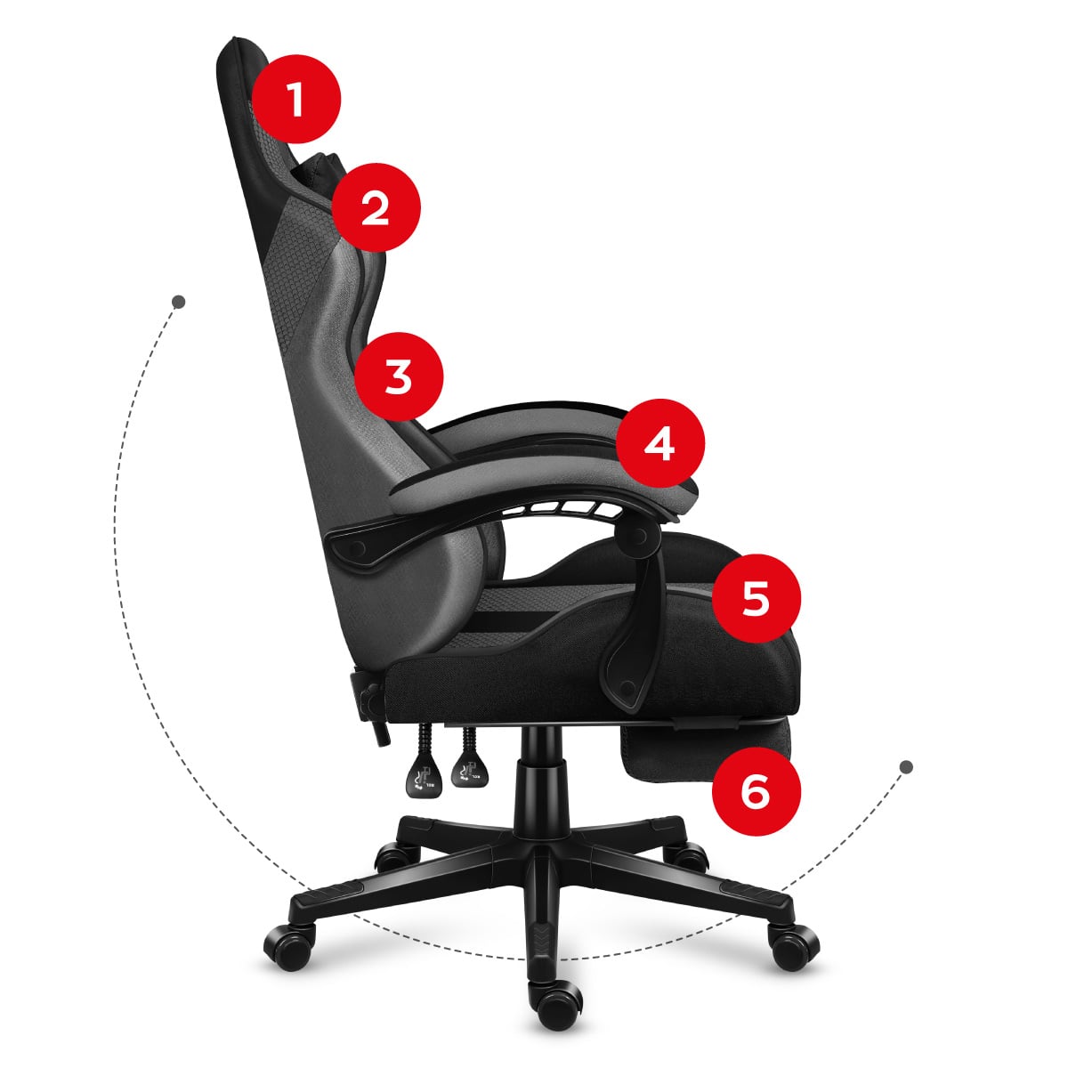 Części fotela Force 4.7