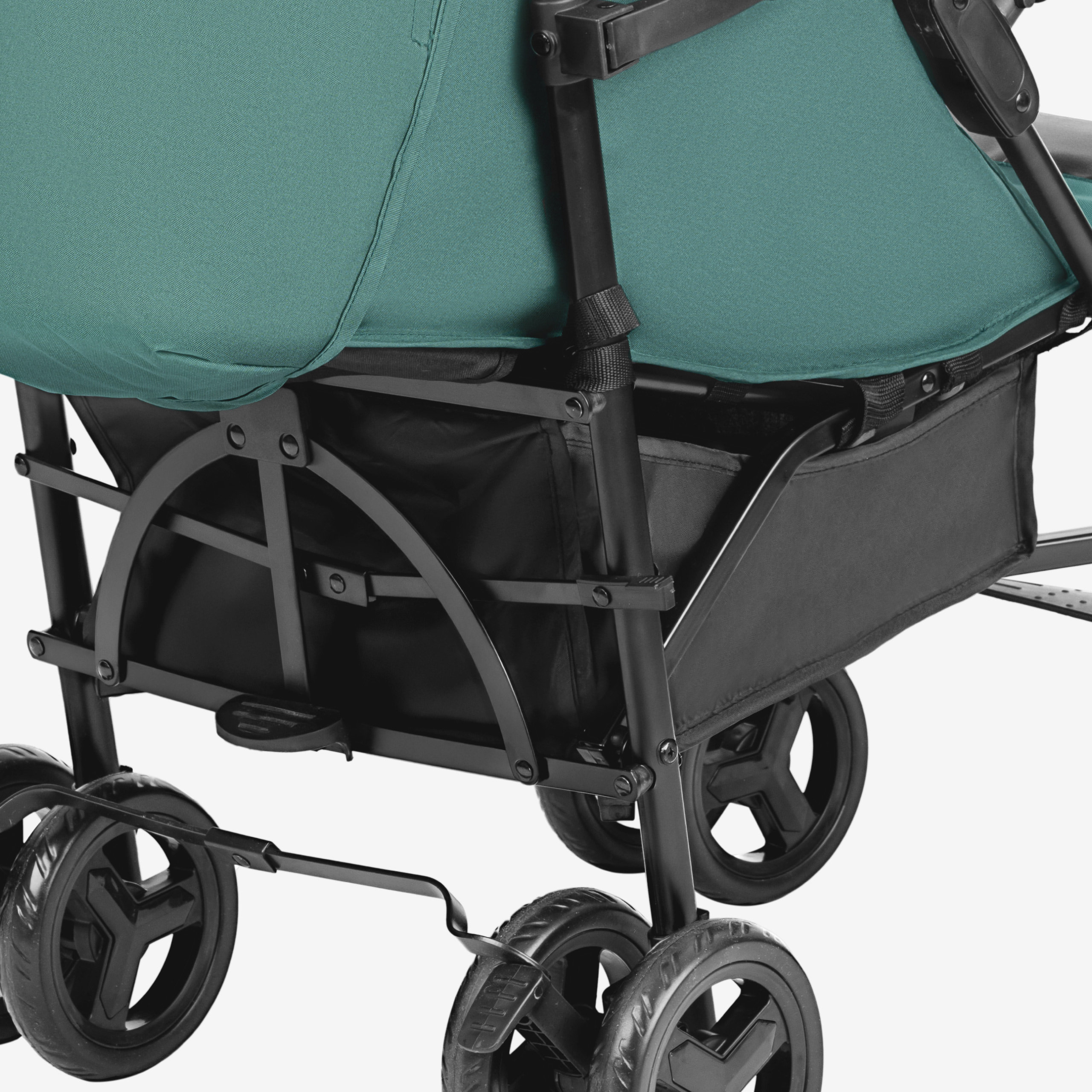 Hamulec nożny i koszyk w wózku Davos