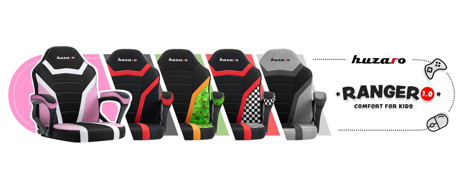 Warianty kolorystyczne fotela Ranger 1.0