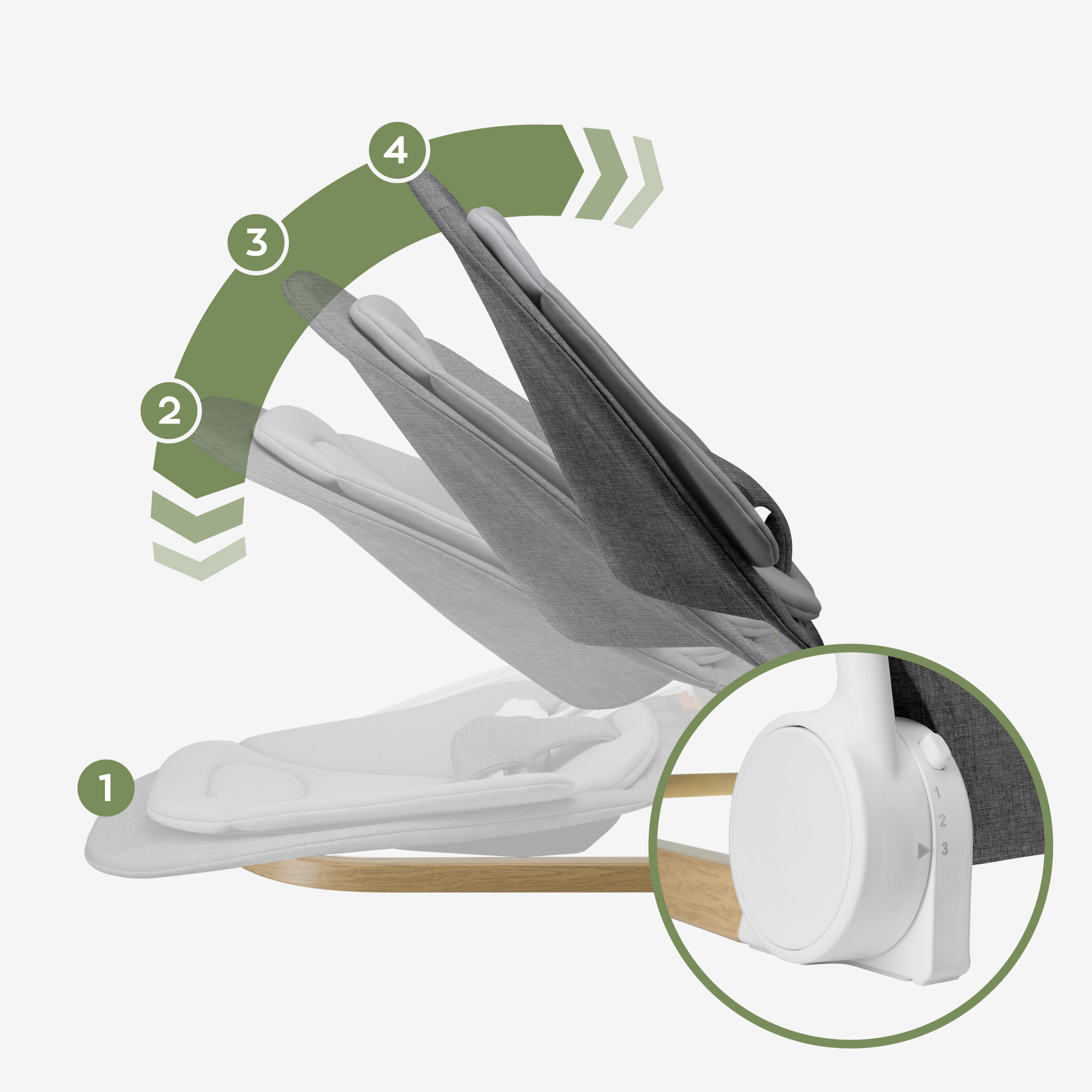 Regulacja oparcia Moon 50